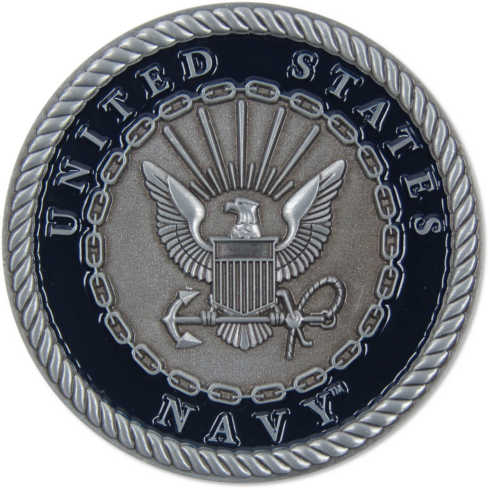 United States Navy Challenge Coin Brass Collectible Enameled Coloring