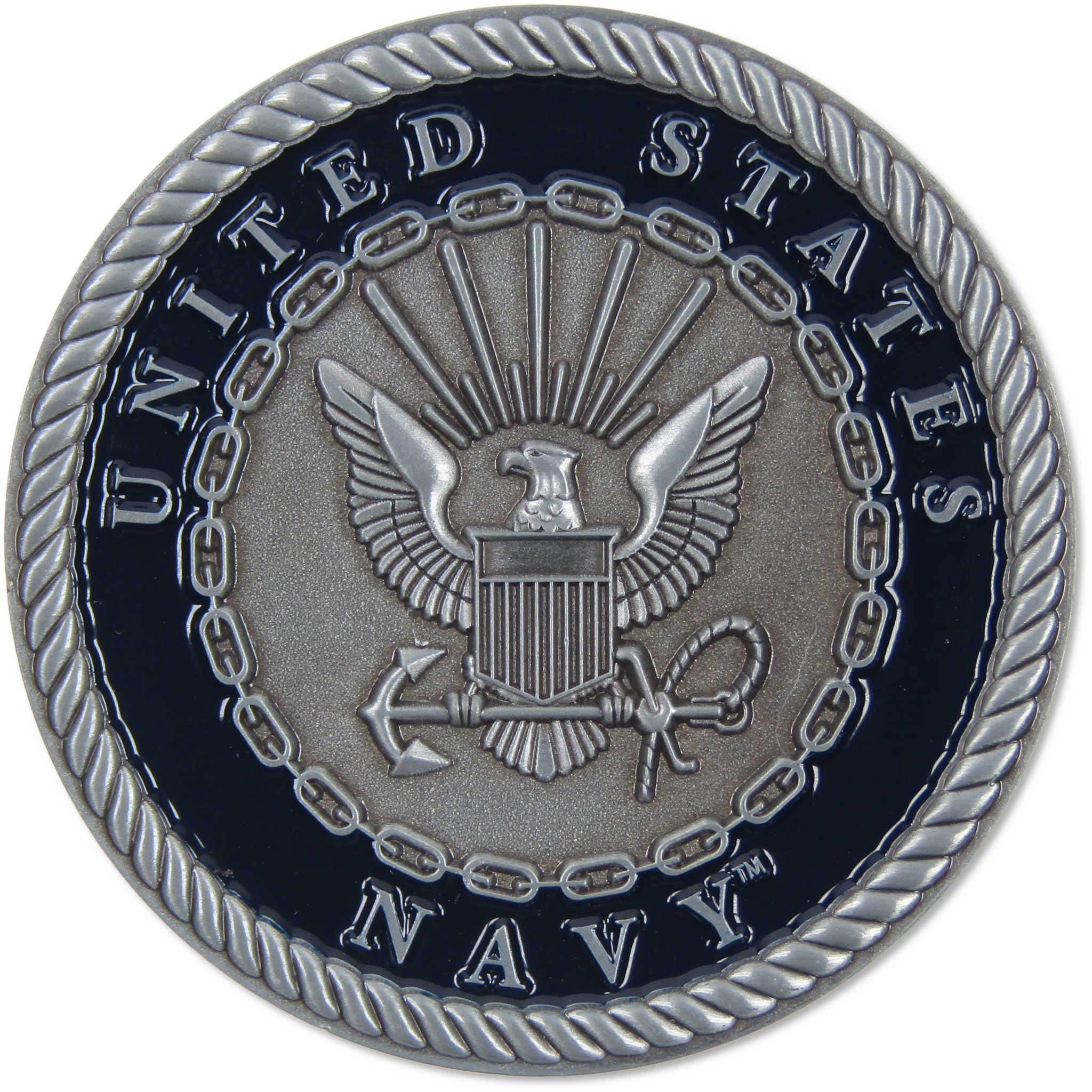 United States Navy Challenge Coin Brass Collectible with Enameled Coloring