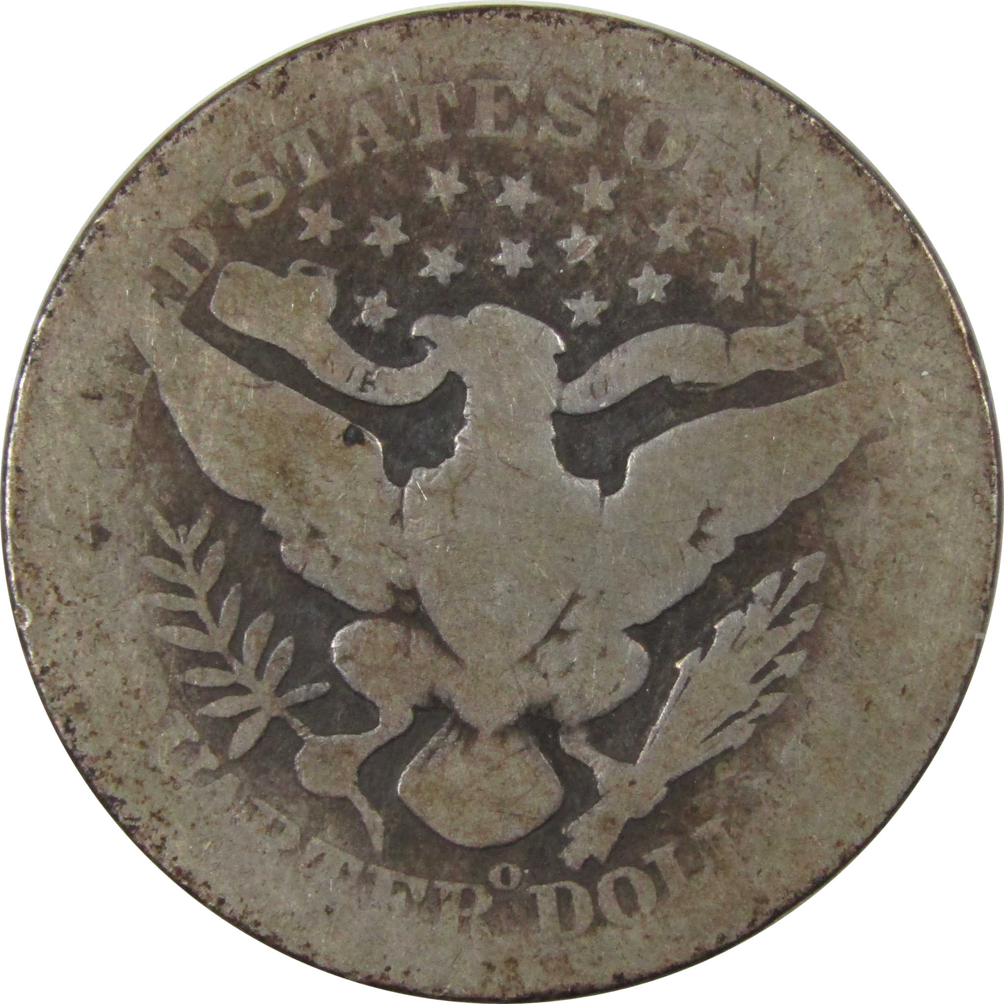 1901 O Barber Quarter AG About Good Details Silver 25c Coin SKU:I23719