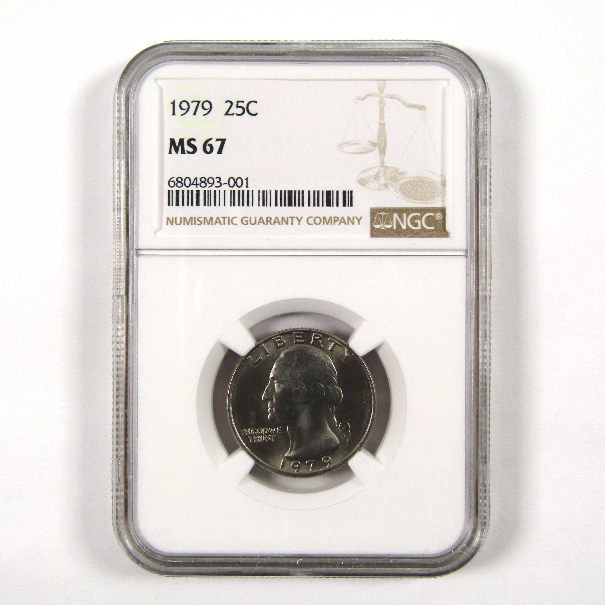 1979 Washington Quarter MS 67 NGC Clad 25c Uncirculated Coin SKU:I9534