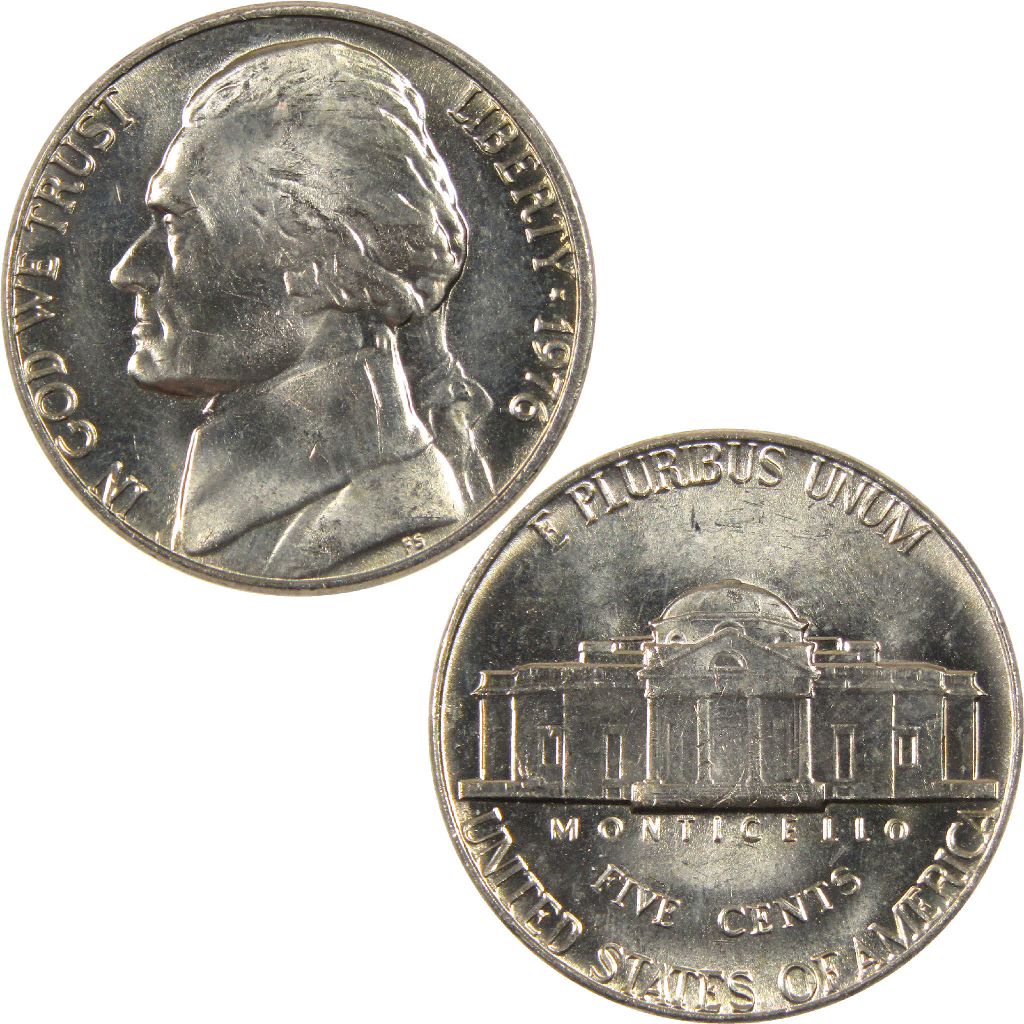 1976 Jefferson Nickel BU Uncirculated 5c Coin
