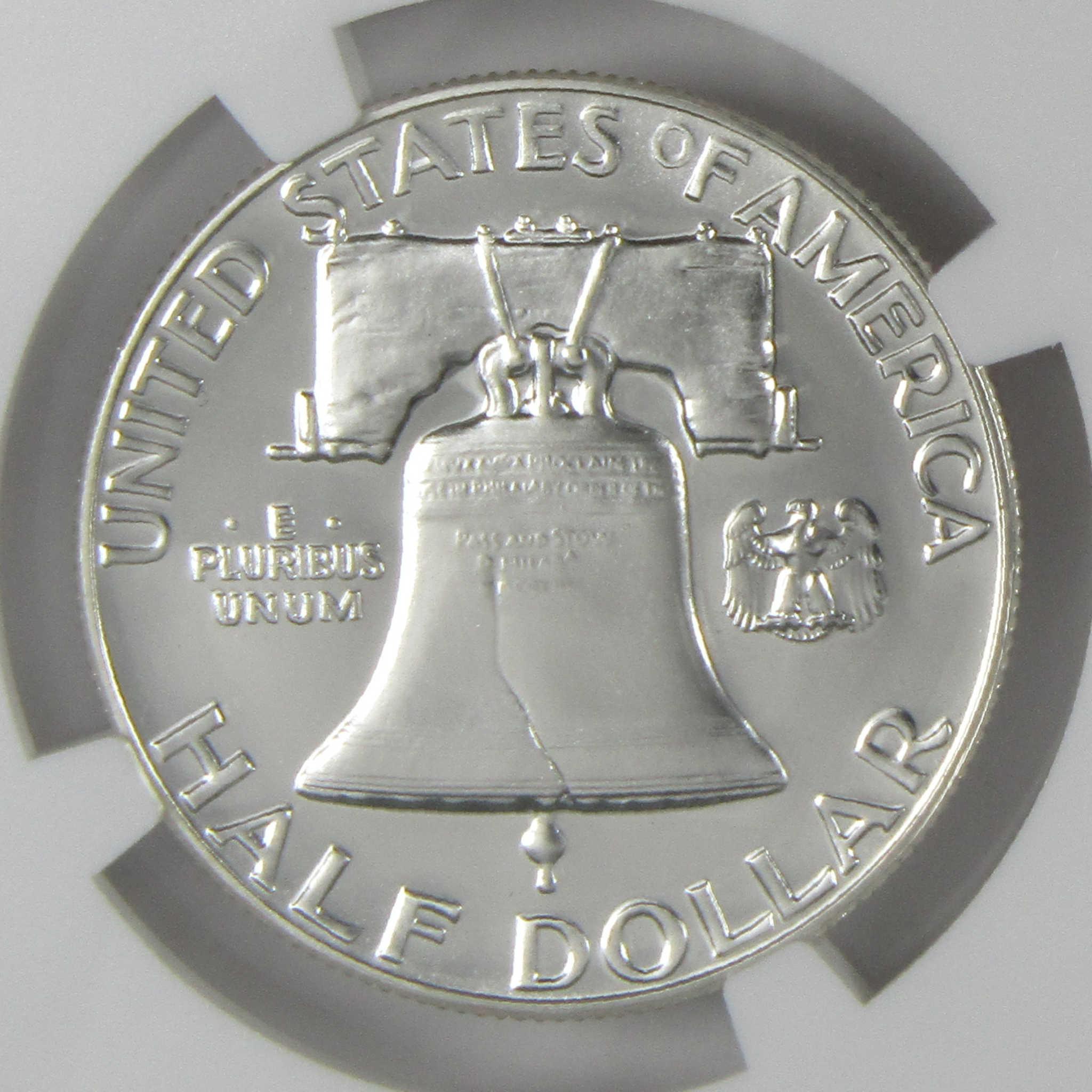 1955 Franklin Silver Half Dollar PF 68 NGC Proof 50c Coin SKU:I27403