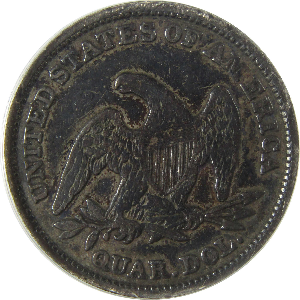 1839 Seated Liberty Silver Quarter VF 20 ANACS SKU:I28003