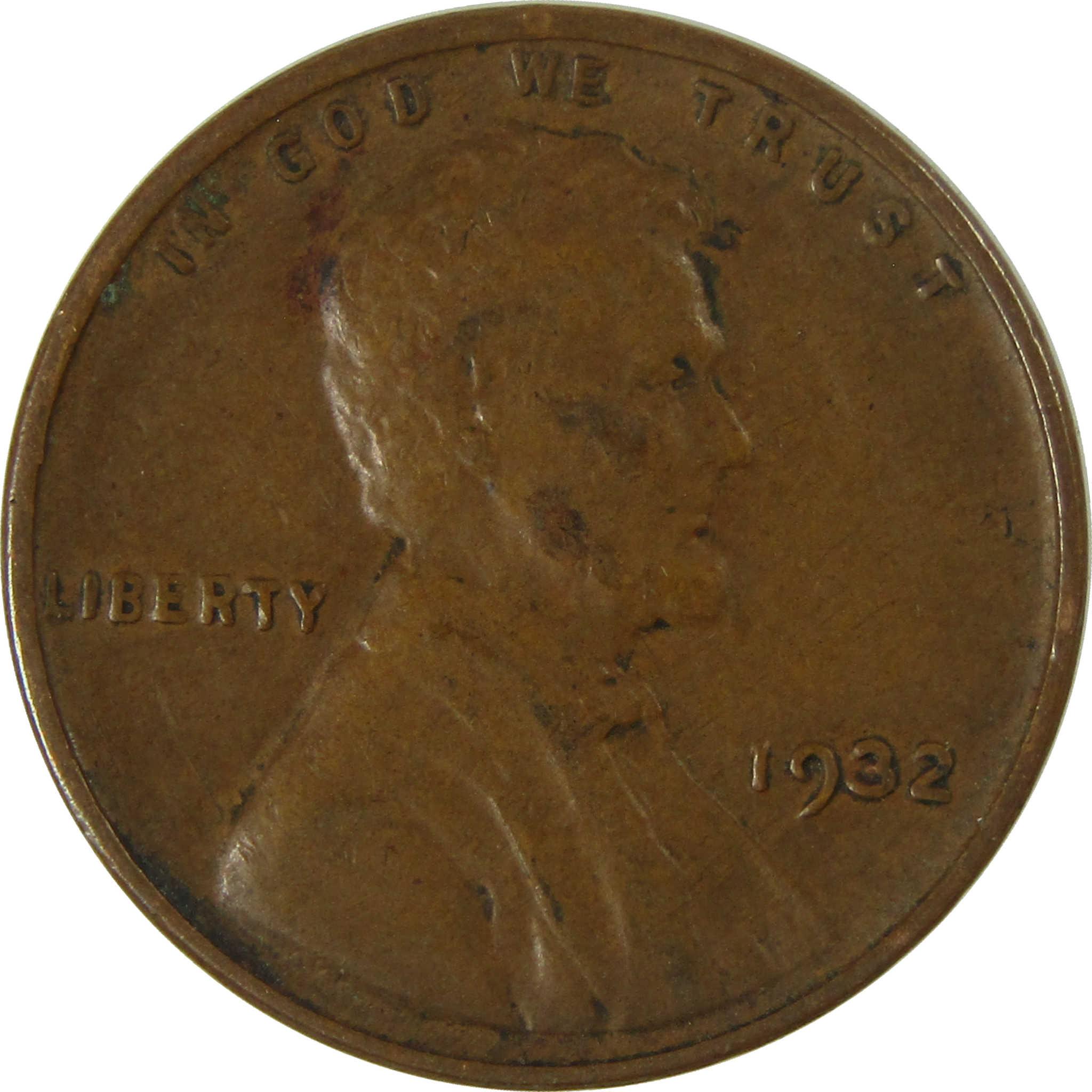 1932 Lincoln Wheat Cent VF Very Fine Penny 1c Coin SKU:I26773