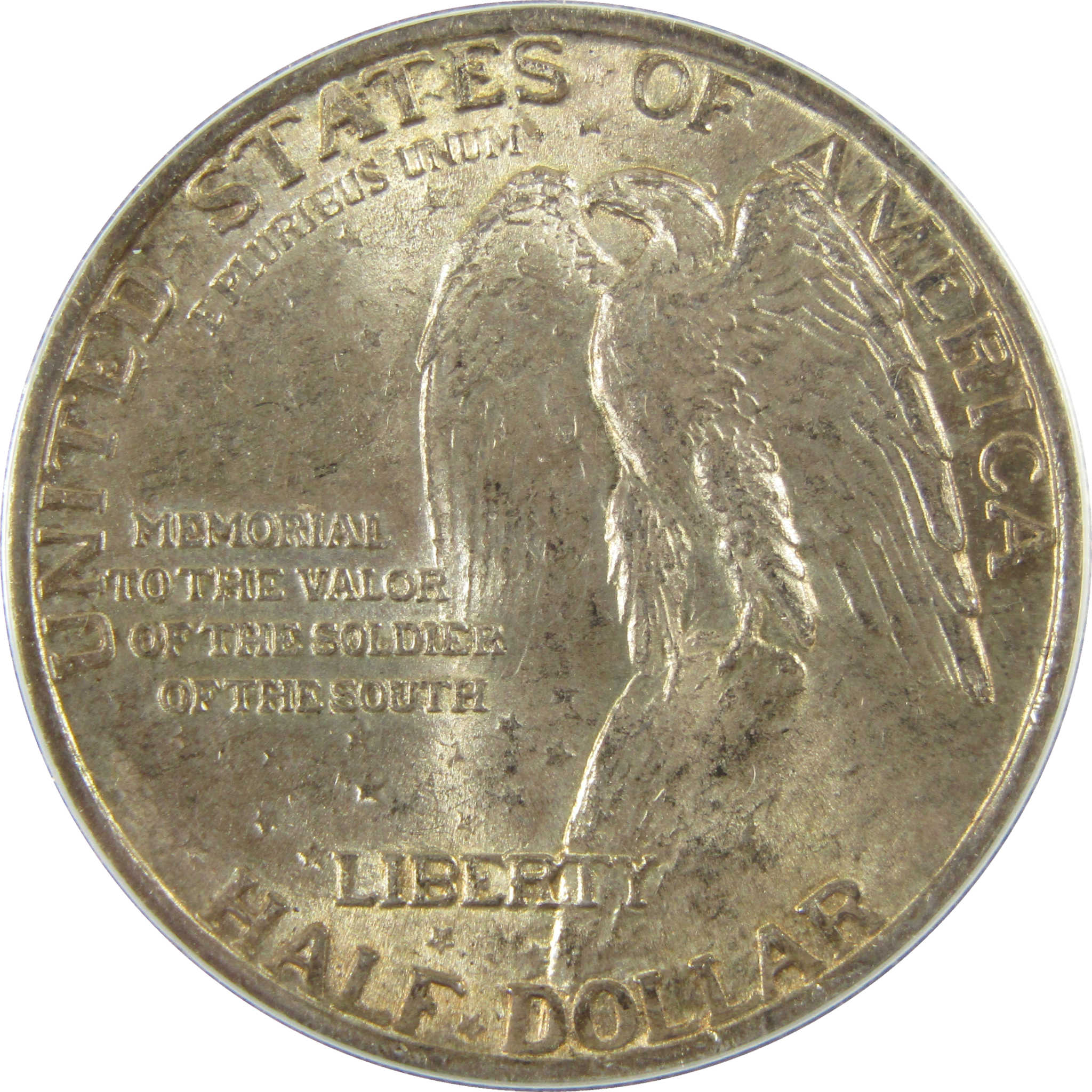 1925 Stone Mountain Silver 50c MS 63 ANACS Lamination Error SKU:I28081