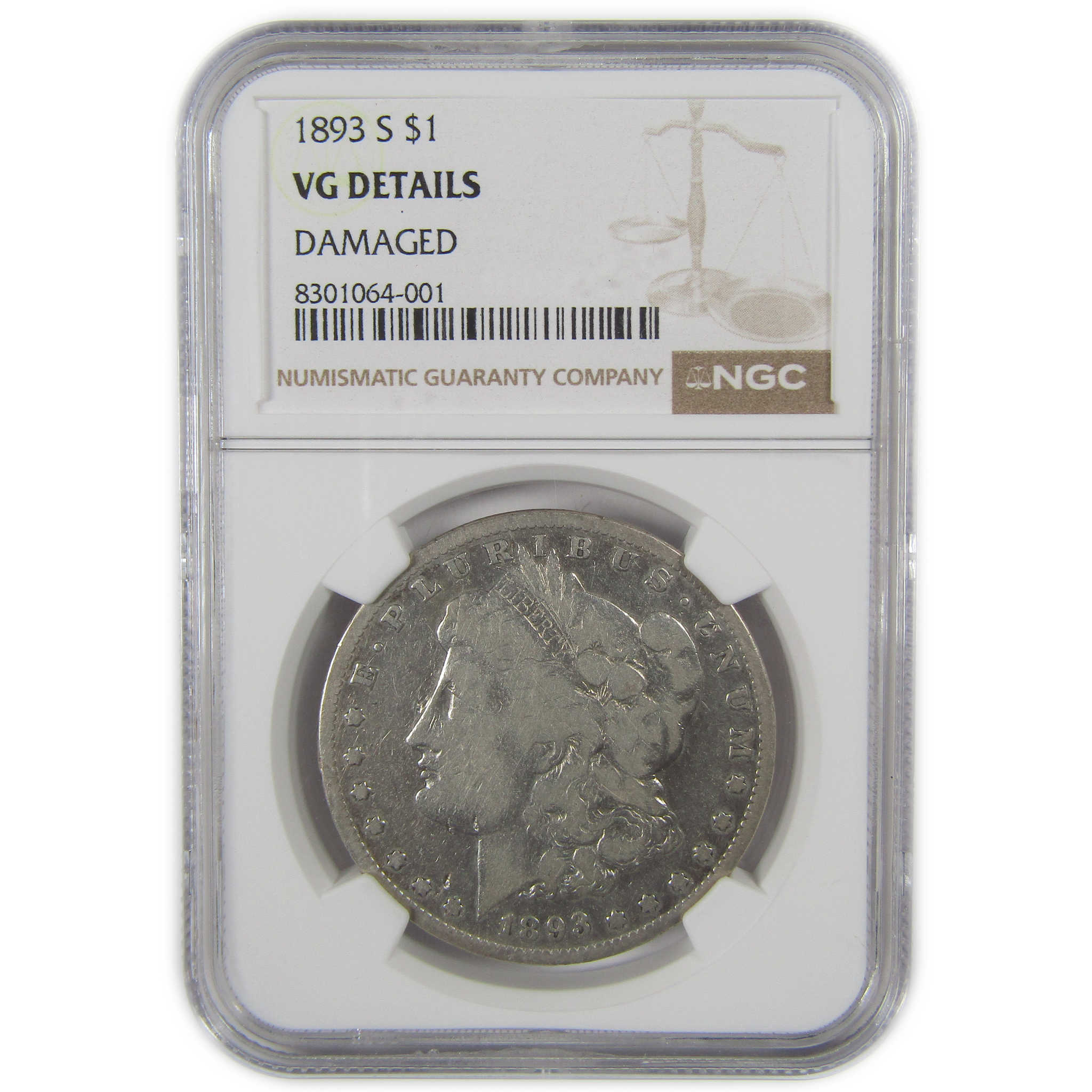 1893 S Morgan Dollar VG Very Good Details NGC Silver SKU:I23428