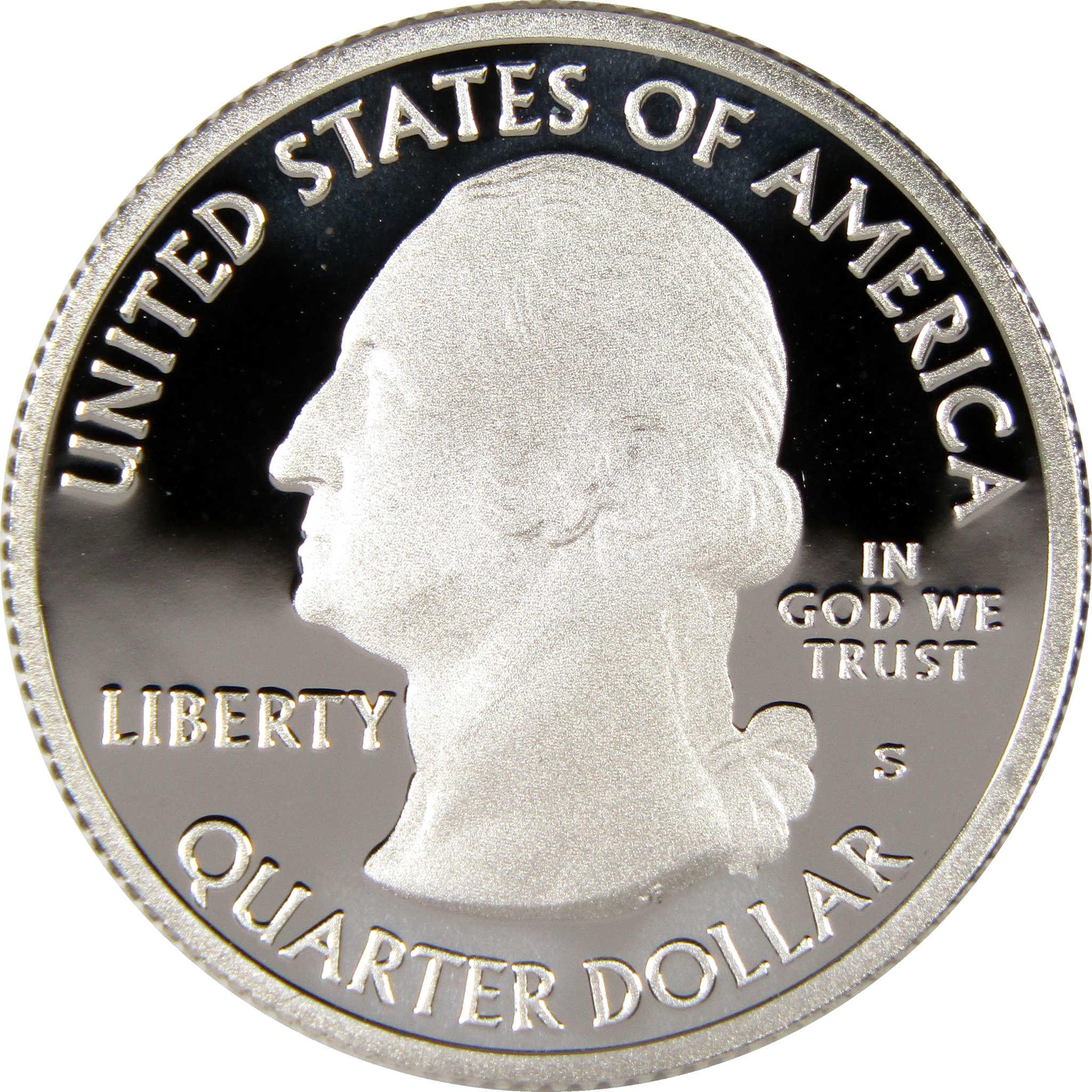 2017 S George Rogers Clark National Park Quarter Silver Proof 25c Coin