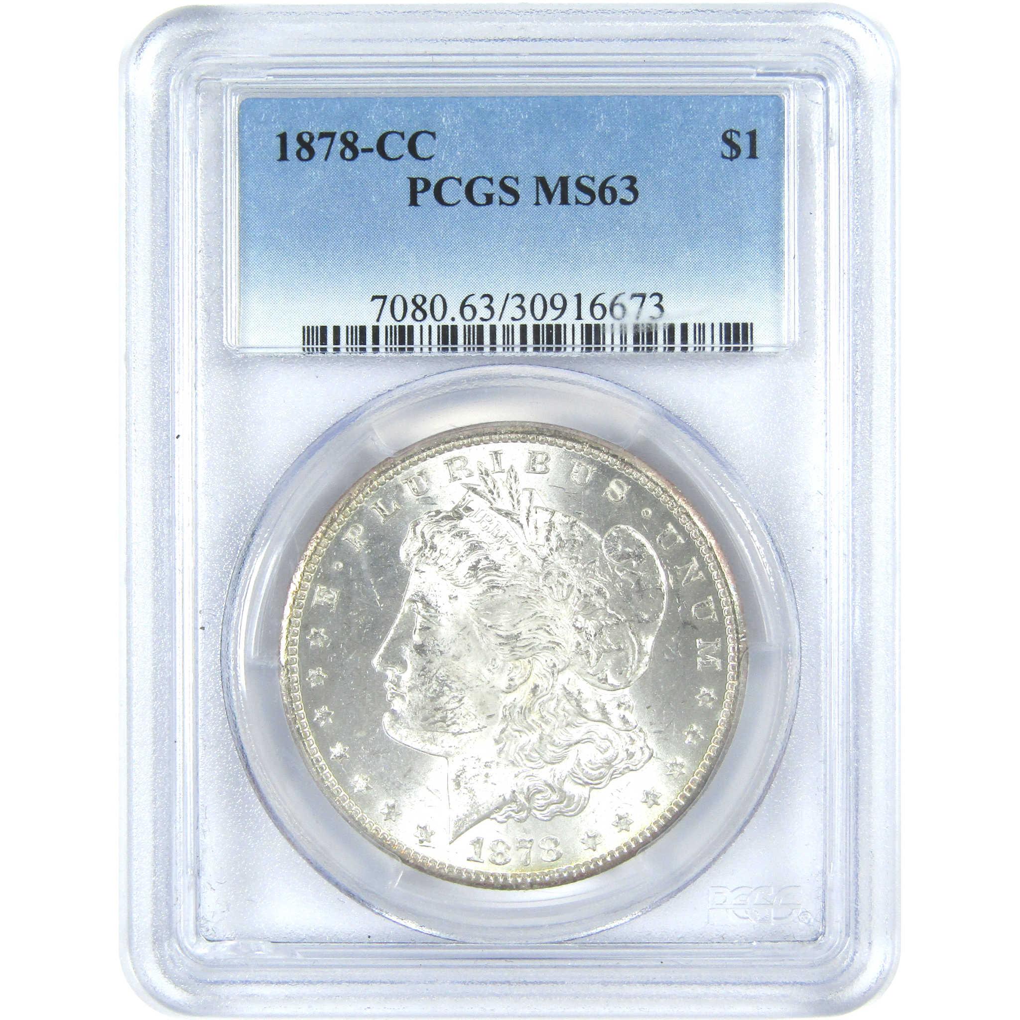 1878 CC Morgan Dollar MS 63 PCGS Silver $1 Uncirculated SKU:I16414 - Morgan coin - Morgan silver dollar - Morgan silver dollar for sale - Profile Coins & Collectibles