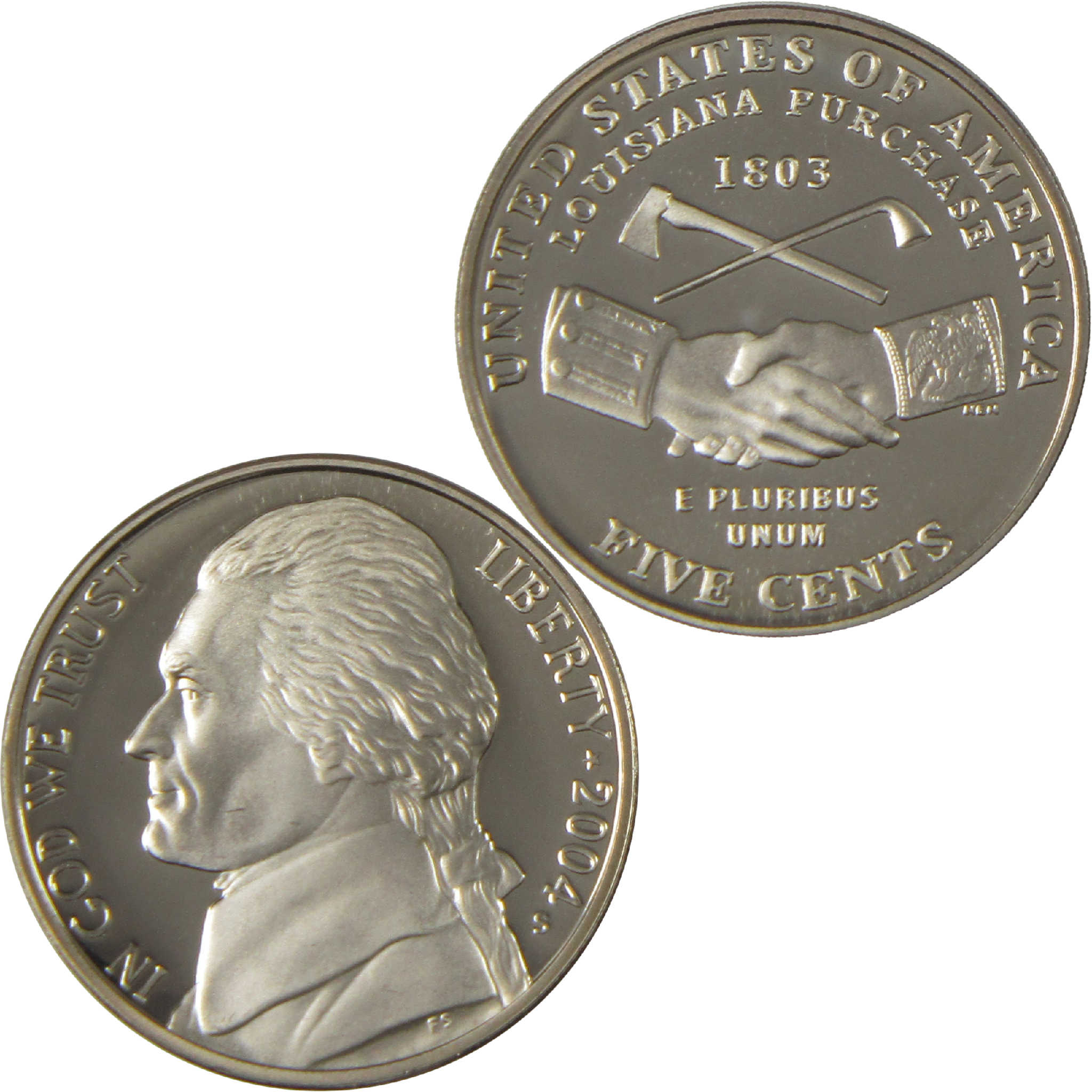 2004 S Peace Medal Jefferson Nickel Choice Proof 5c Coin