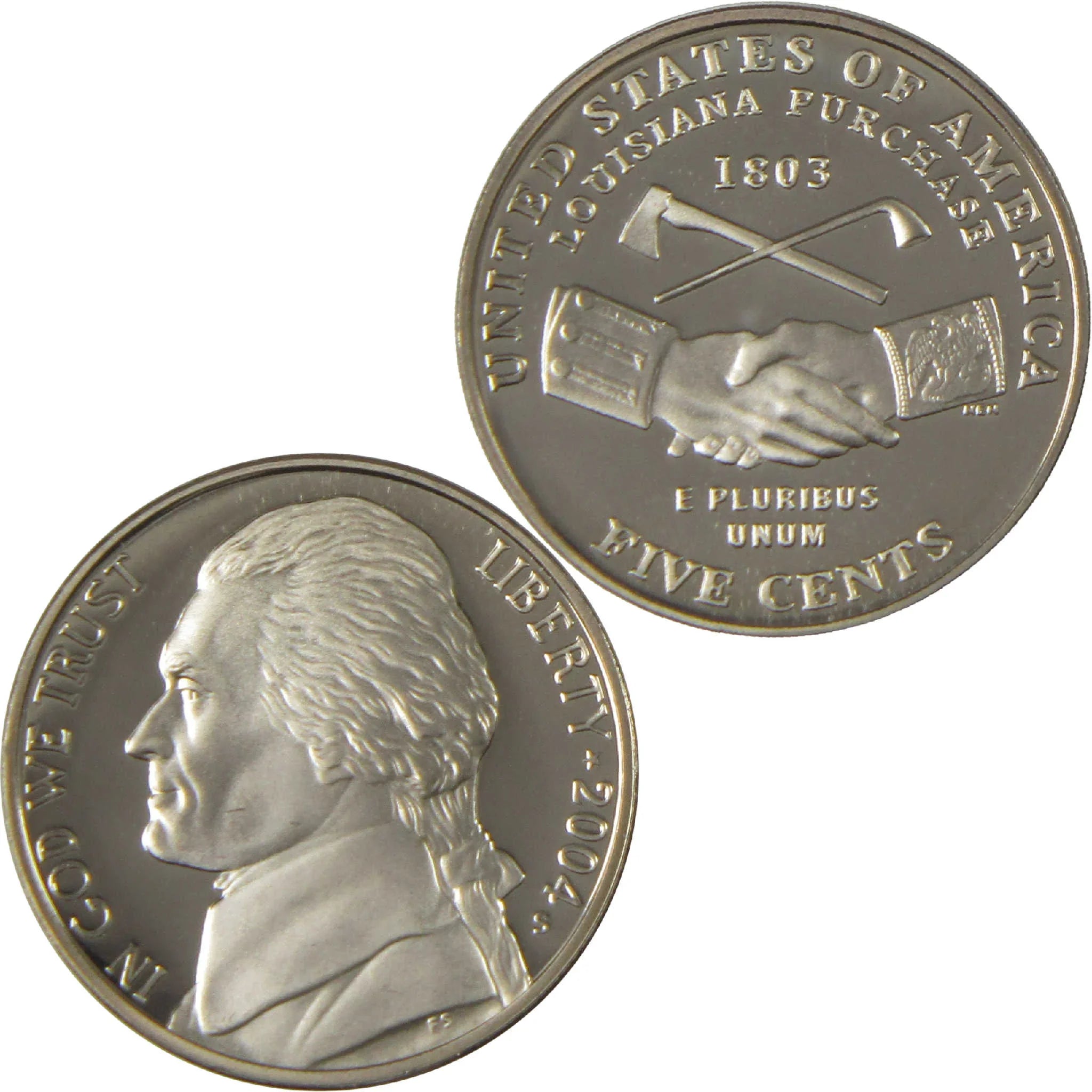 2004 S Peace Medal Jefferson Nickel Choice Proof 5c Coin
