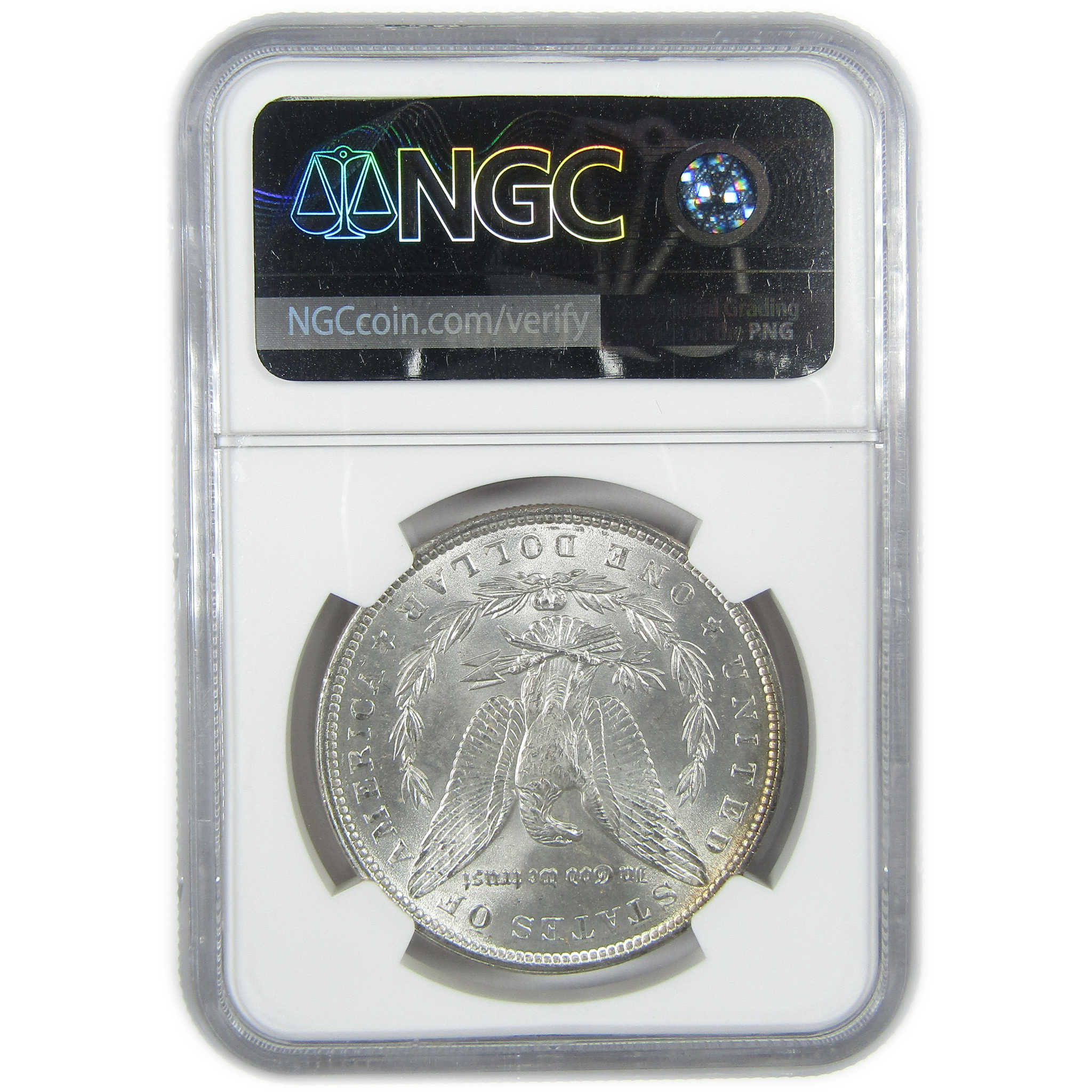 1887 Morgan Silver Dollar MS 64 NGC Uncirculated $1 Coin SKU:I27562