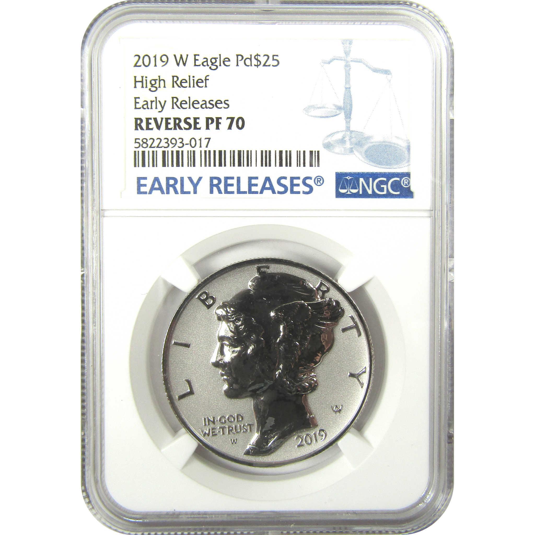 2019 W American Eagle RP 70 NGC 1 oz Palladium Rev Proof SKU:CPC8861