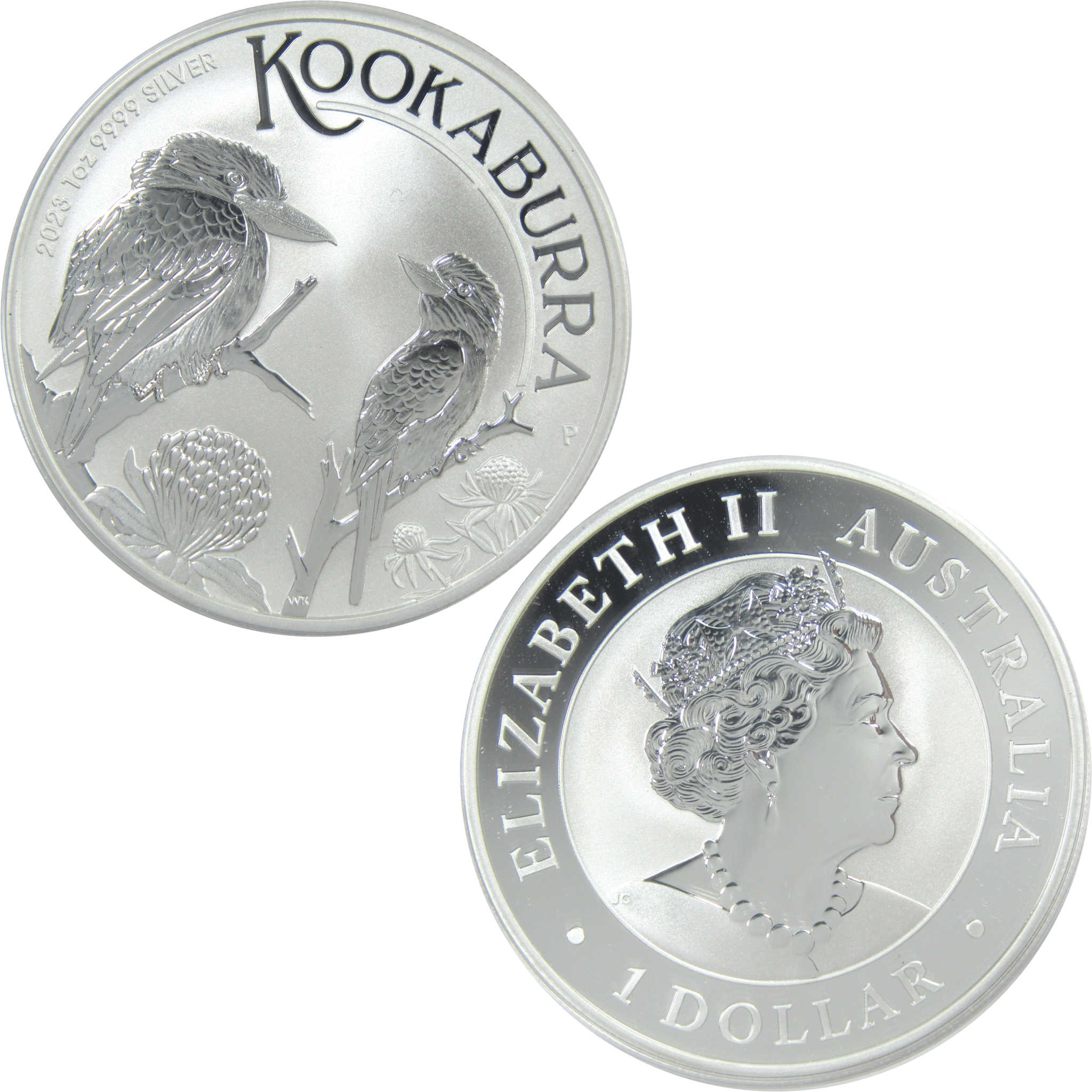 2023 Australian Kookaburra Uncirculated 1 oz .9999 Silver Bullion $1