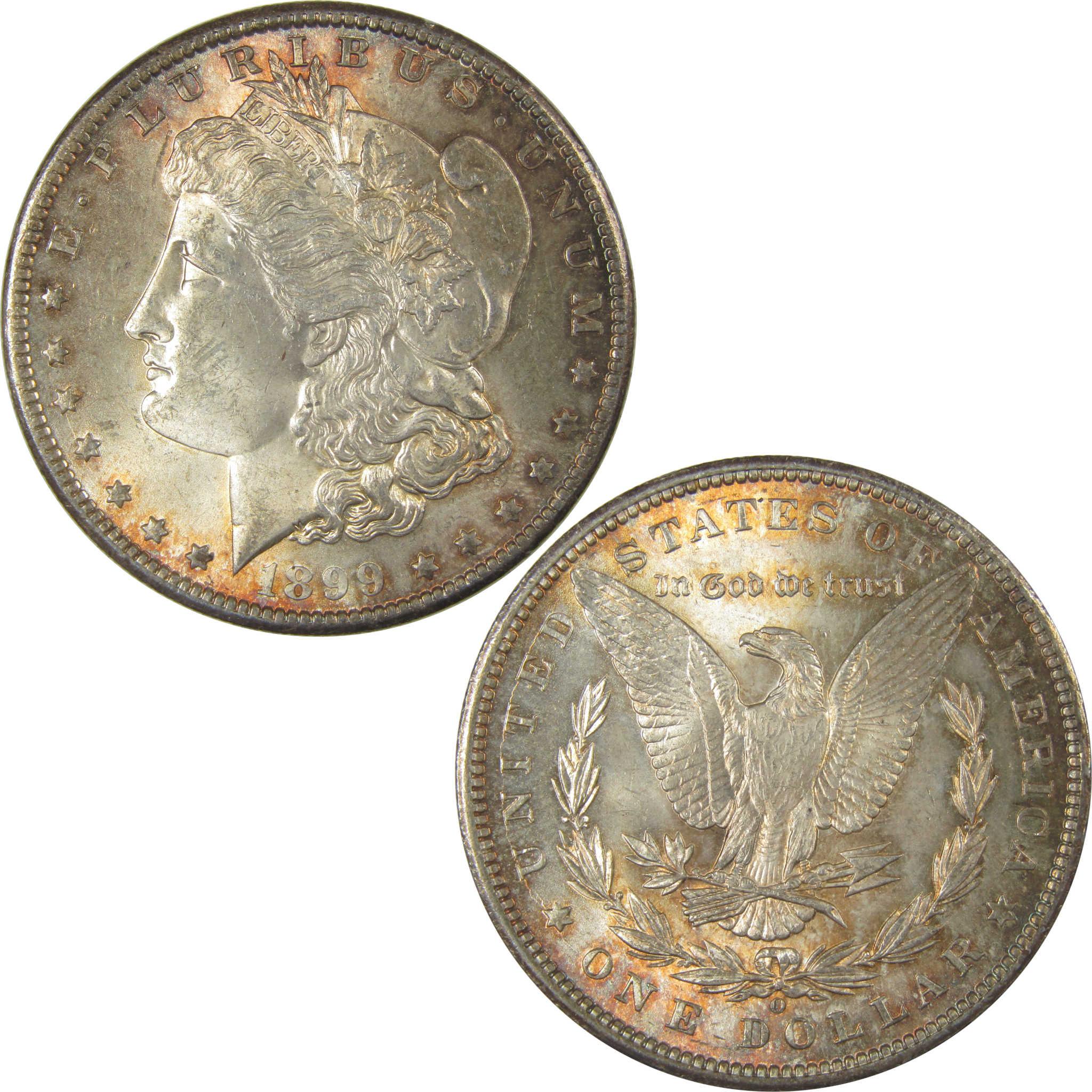 1899 O Morgan Dollar Uncirculated Silver $1 Coin Toned SKU:CPC1000