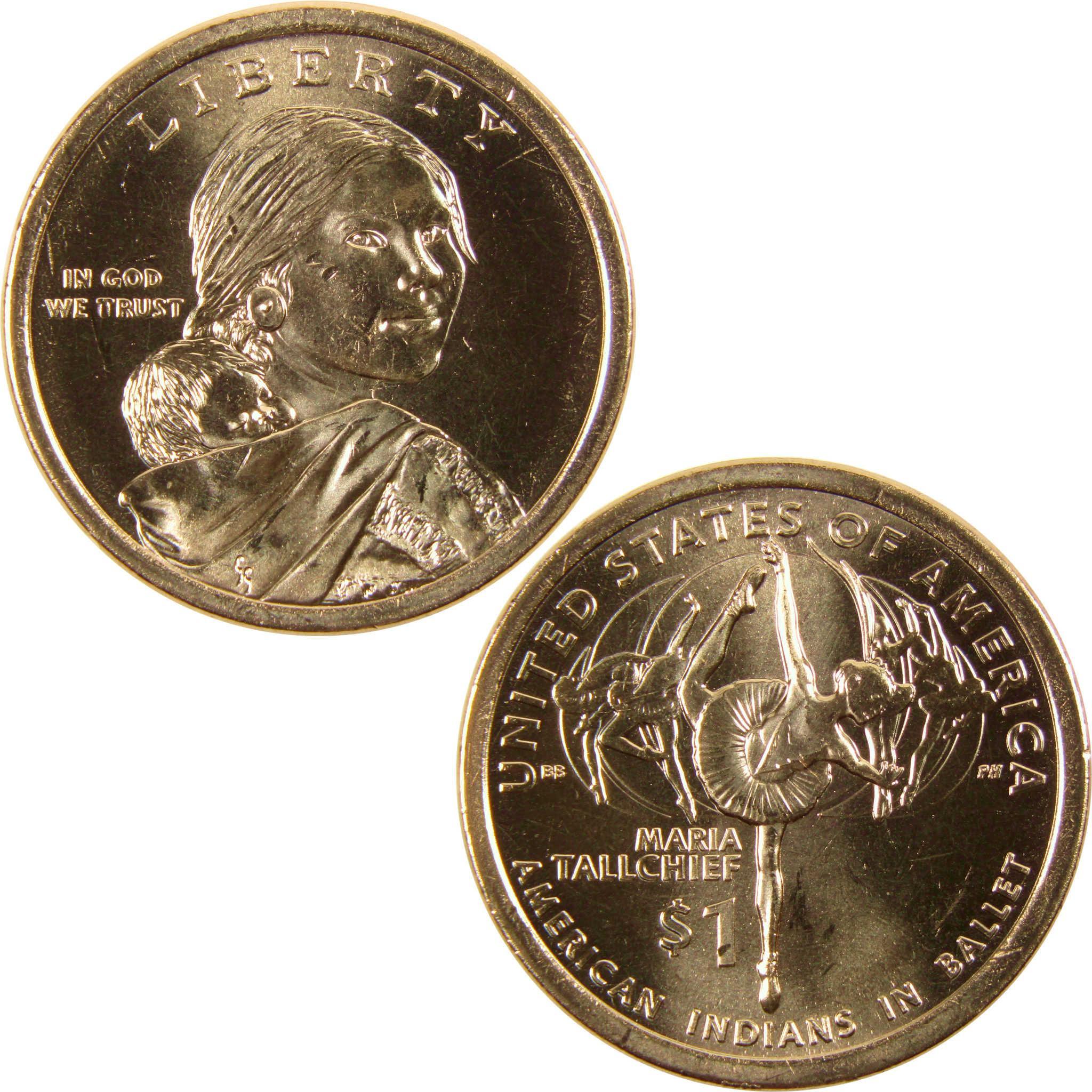 2023 P Maria Tallchief Native American Dollar BU Uncirculated $1 Coin