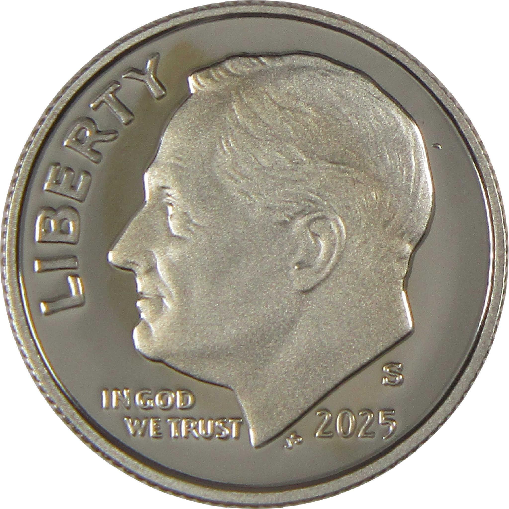 2025 S Roosevelt Dime Choice Proof Clad 10c Coin