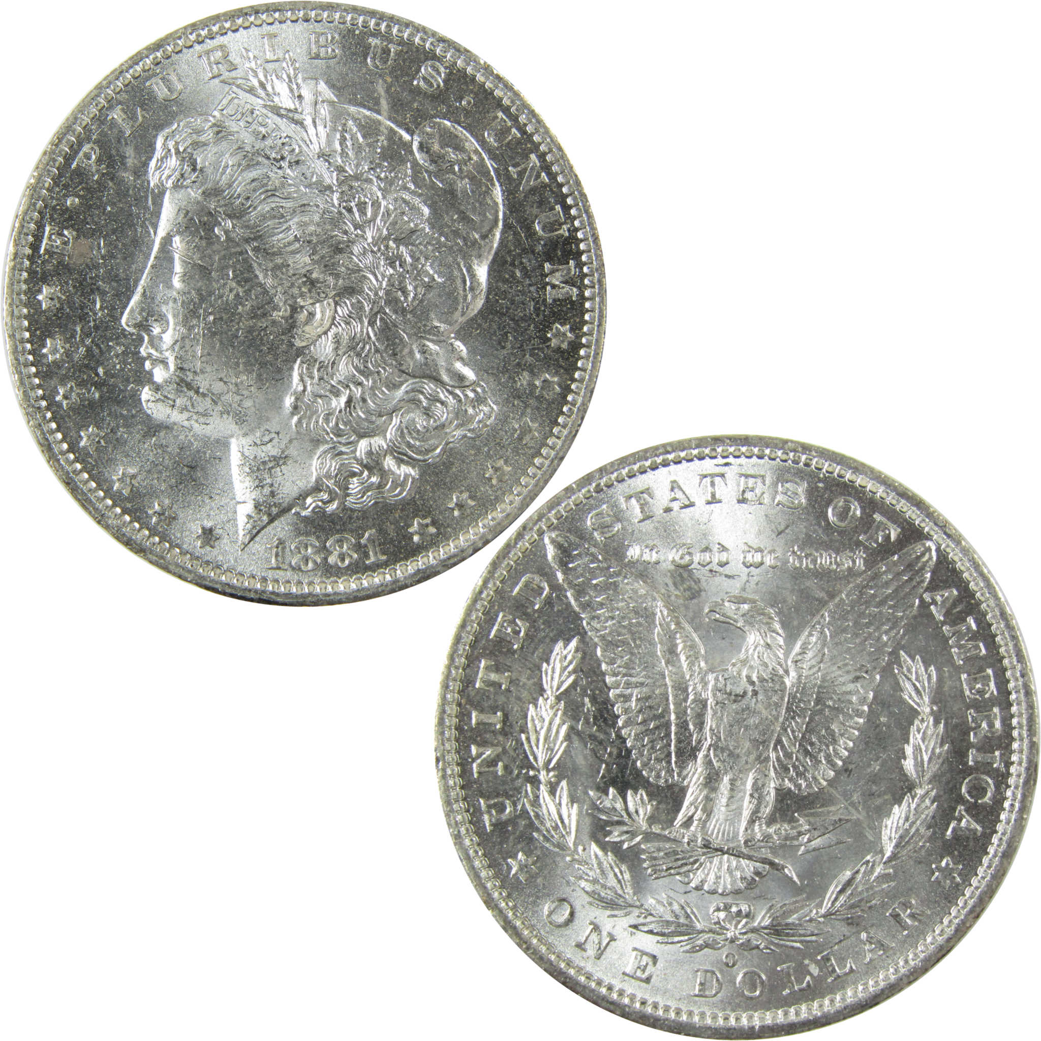 1881 O Morgan Silver Dollar Uncirculated Mint State $1 Coin SKU:I27691