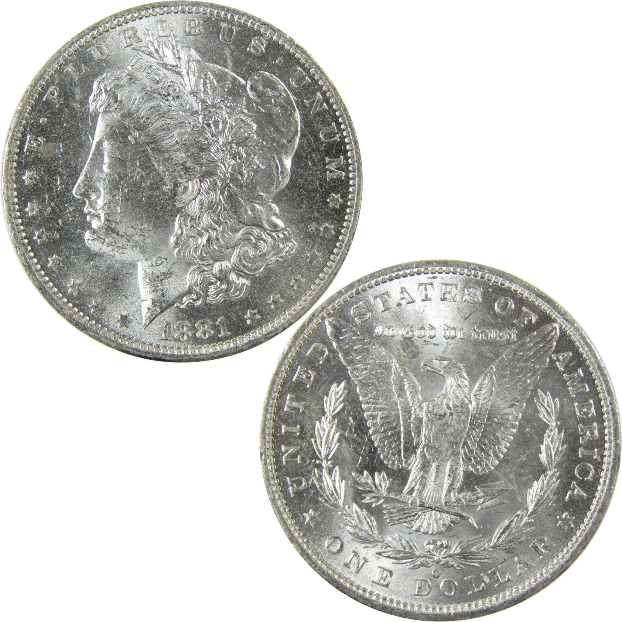 1881 O Morgan Silver Dollar Uncirculated Mint State $1 Coin SKU:I27691 - Morgan coin - Morgan silver dollar - Morgan silver dollar for sale - Profile Coins & Collectibles