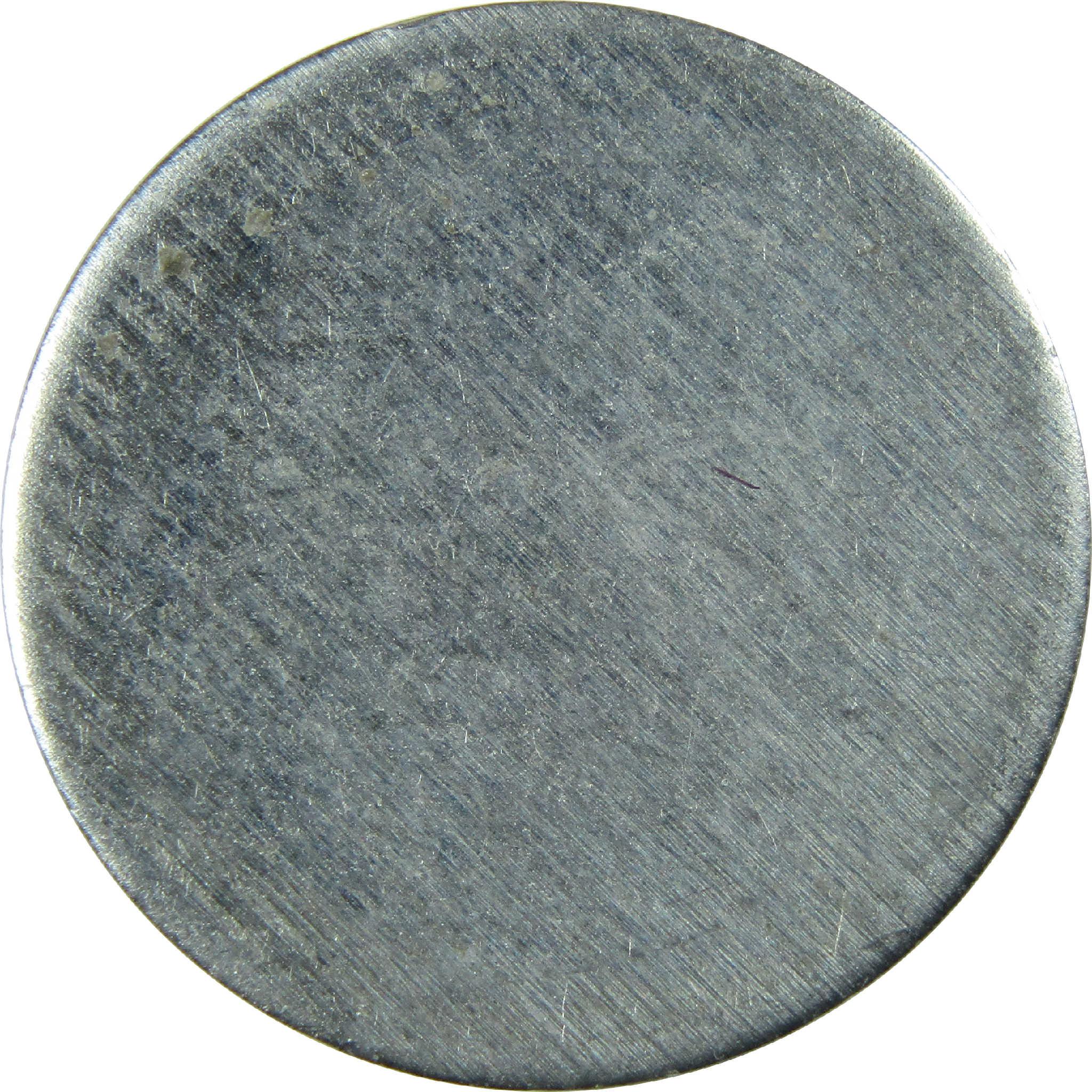 Unplated Zinc Cent Type 1 Blank Mint Error Coin Collectible