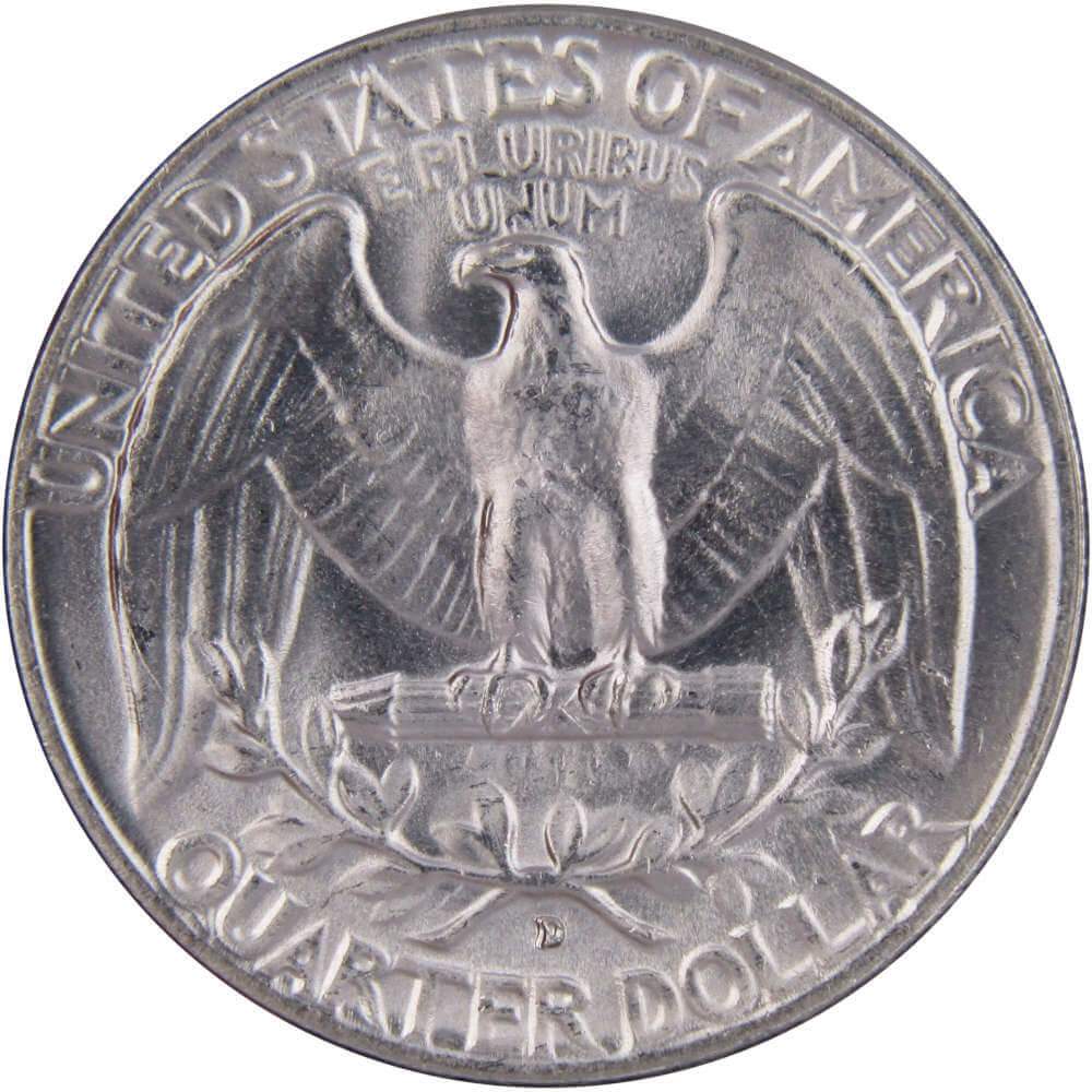 1954 D Washington Silver Quarter Uncirculated Mint State 25c Coin