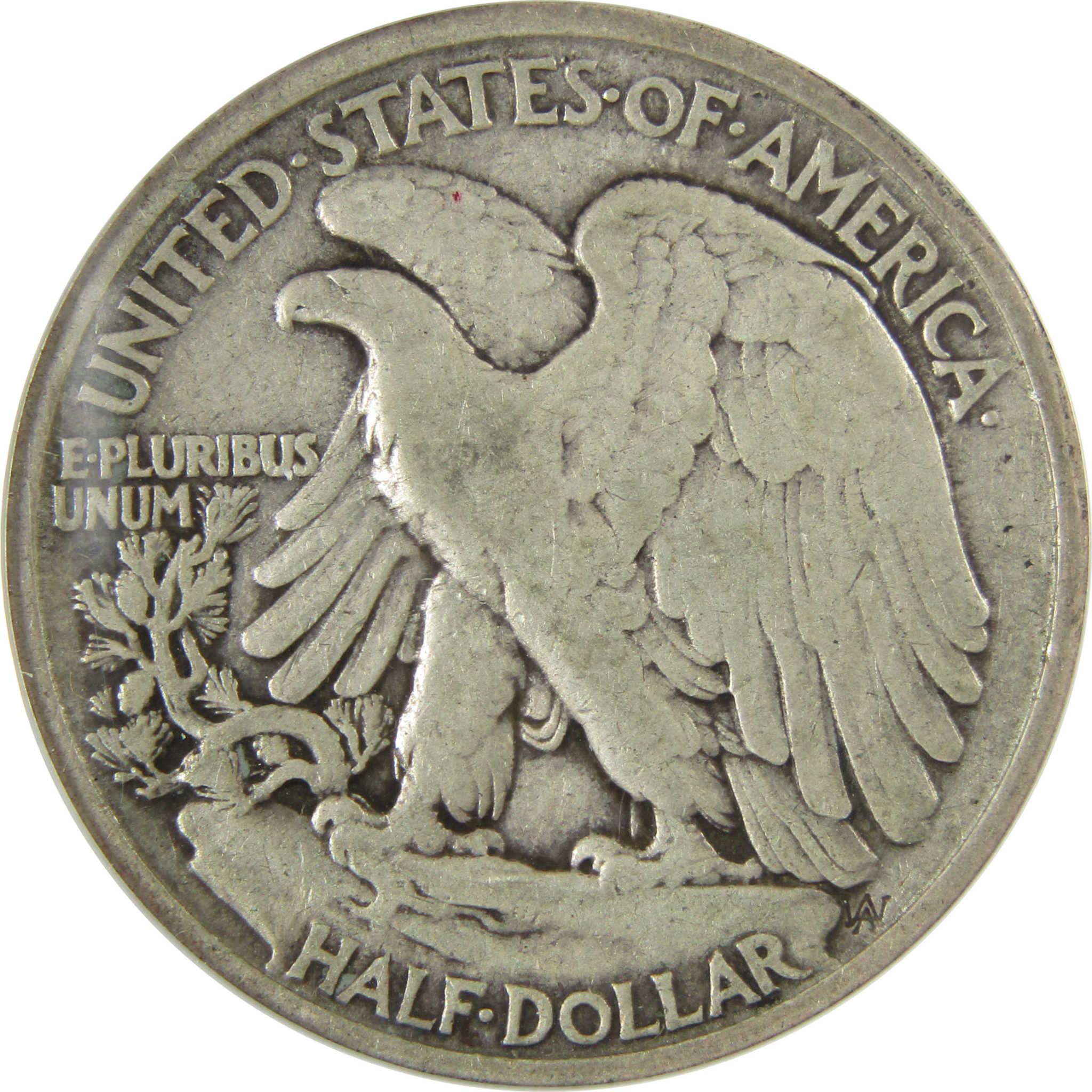 1917 D Obverse Liberty Walking Silver Half Dollar F 15 ANACS SKU:CP772