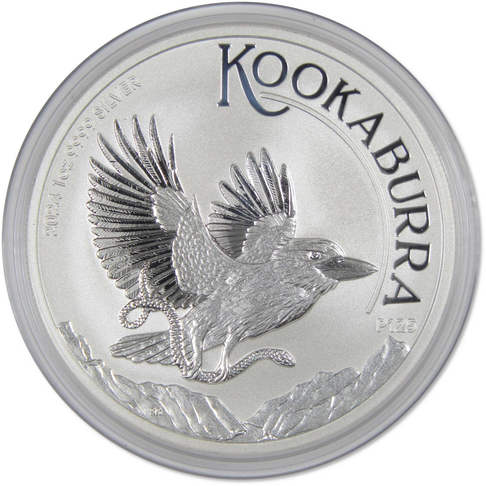 2024 Australian Kookaburra BU Brilliant Uncirculated 1 oz .9999 Silver