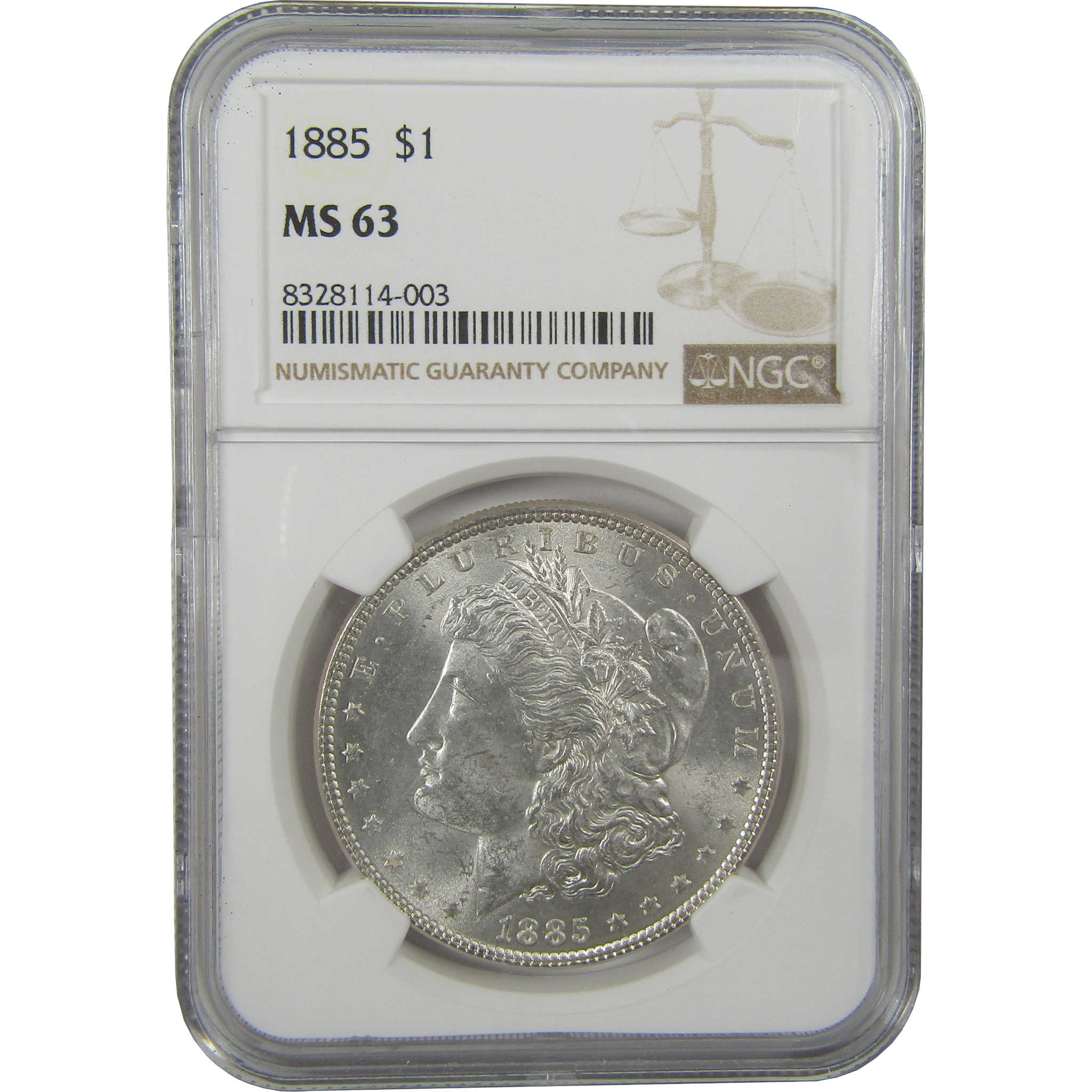 1885 Morgan Dollar MS 63 NGC Silver Uncirculated $1 Coin SKU:I22434 - Morgan coin - Morgan silver dollar - Morgan silver dollar for sale - Profile Coins & Collectibles
