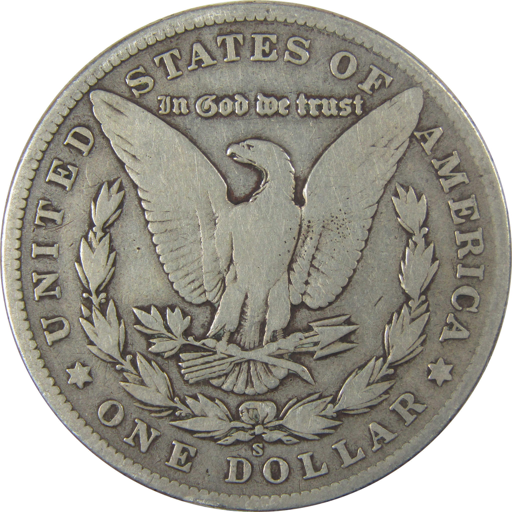 1904 S Morgan Dollar VG Very Good Silver $1 Coin SKU:CPC1070 - Morgan coin - Morgan silver dollar - Morgan silver dollar for sale - Profile Coins & Collectibles