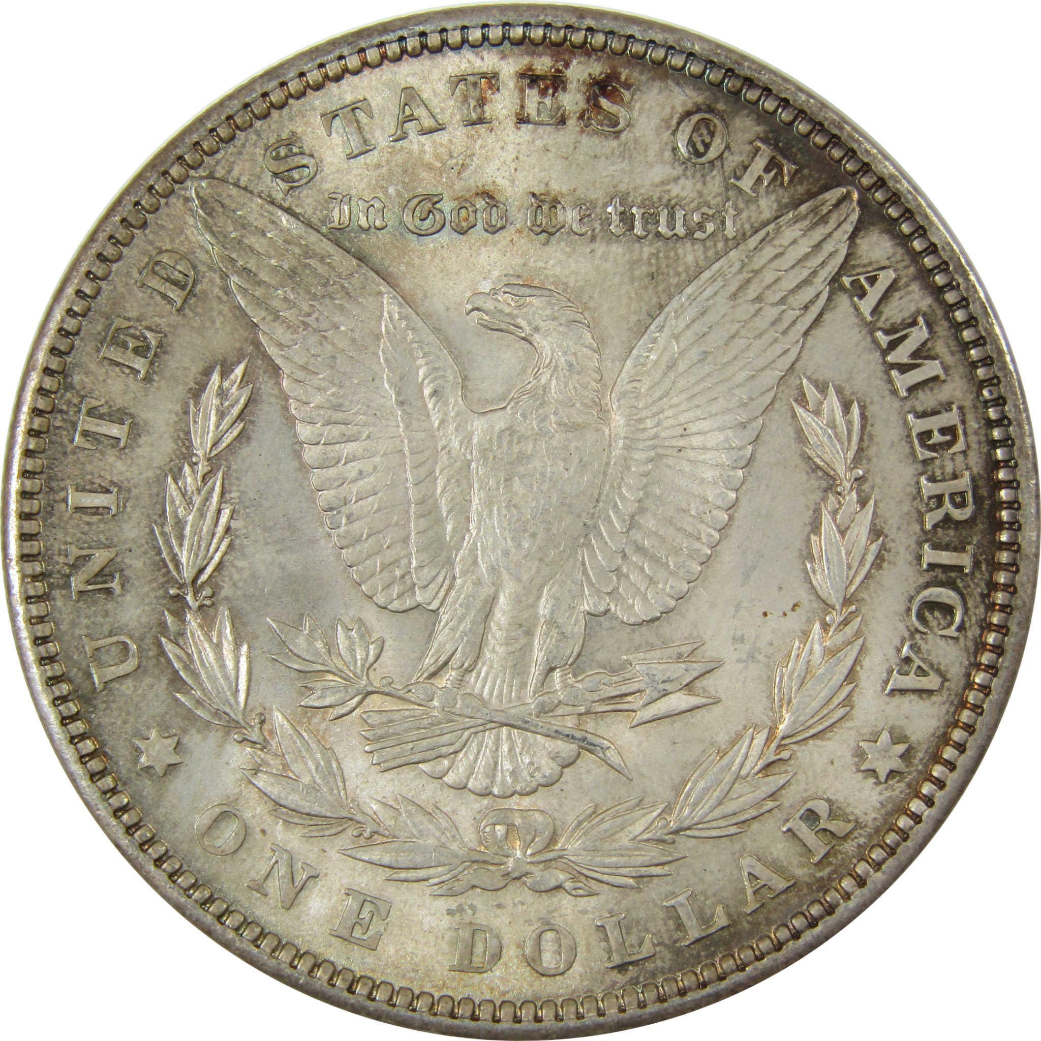 1898 Morgan Silver Dollar Uncirculated Mint State Toned SKU:CP657