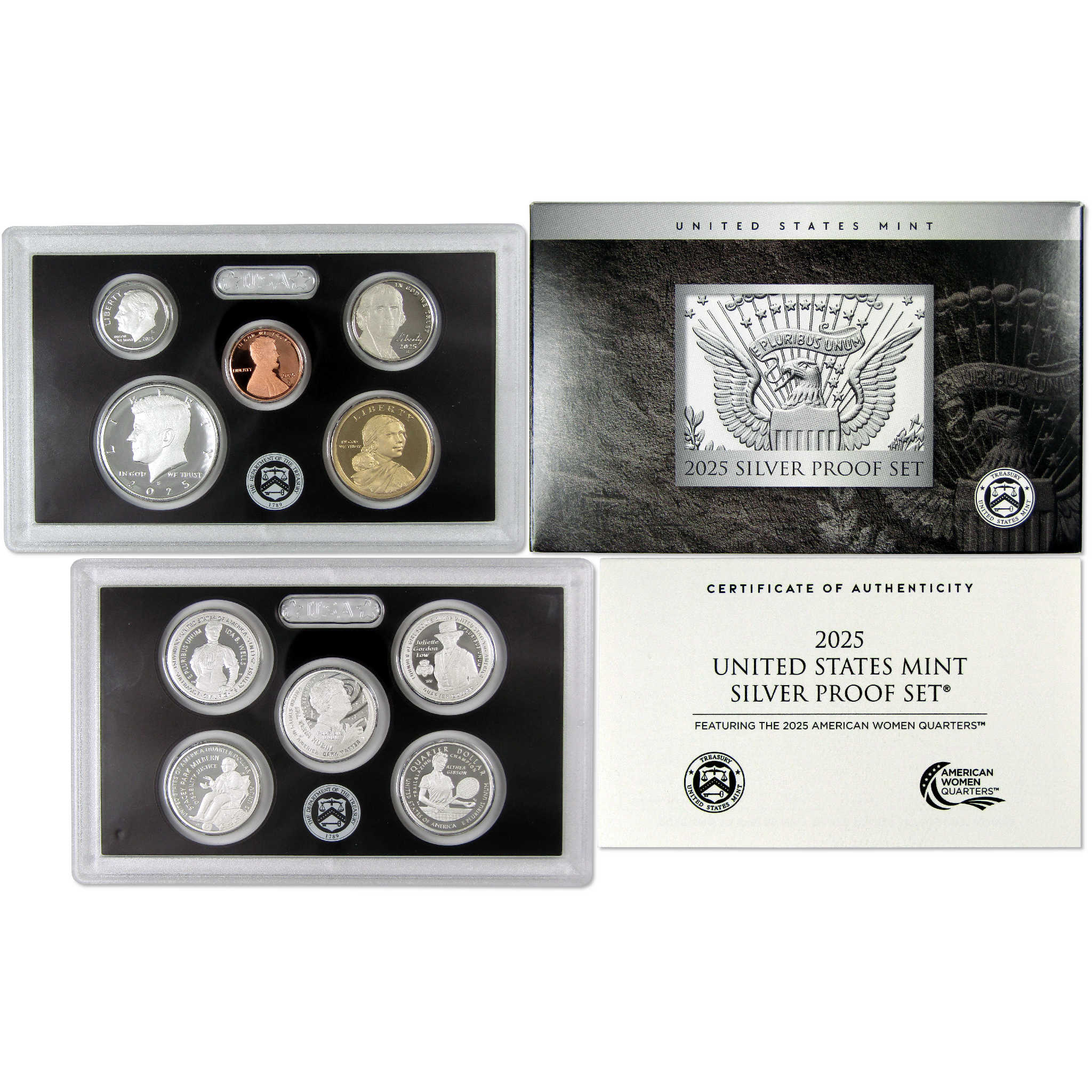 2025 Silver Proof Set U.S. Mint Original Government Packaging OGP COA