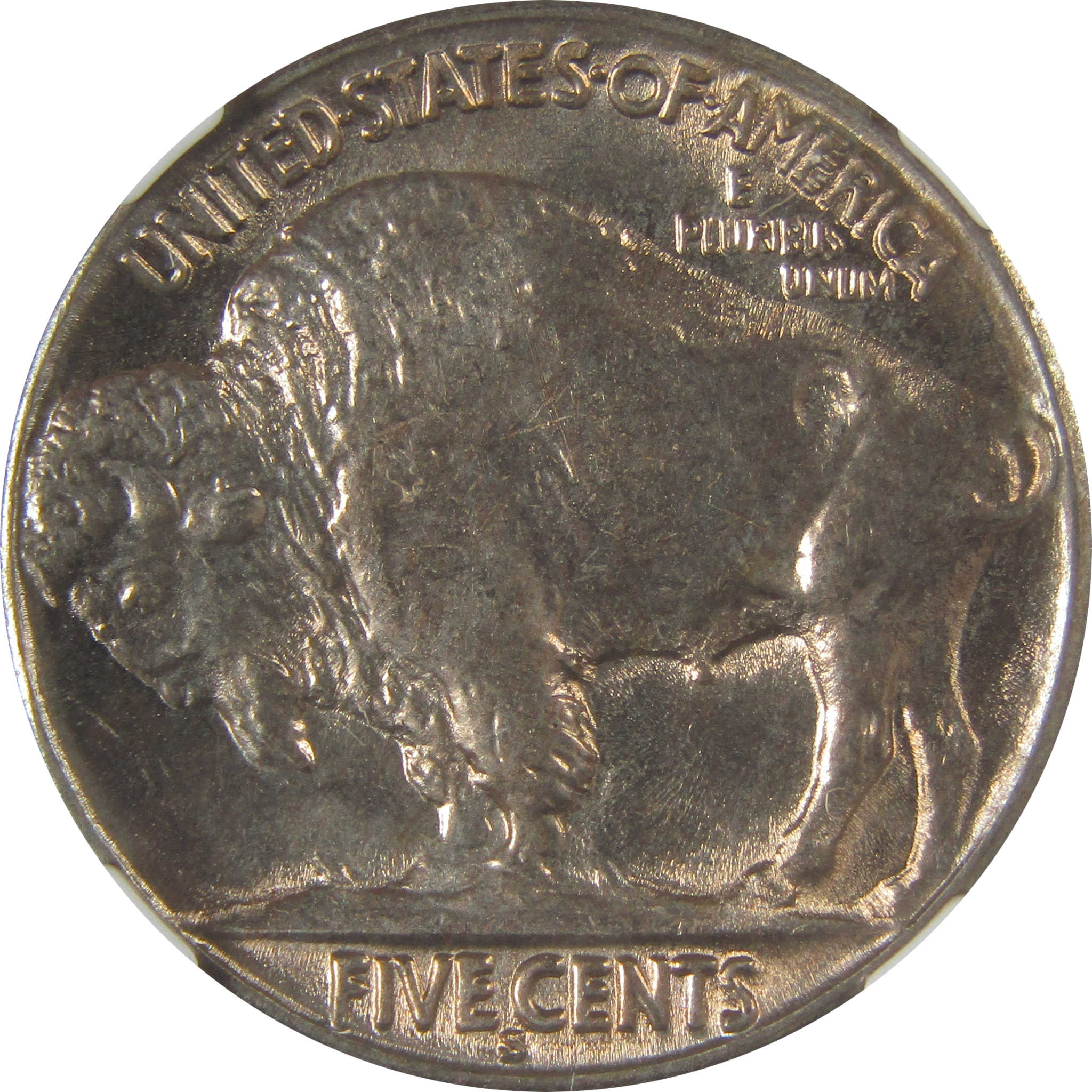 1937 S Indian Head Buffalo Nickel MS 65 NGC Bag Fragment SKU:I22655