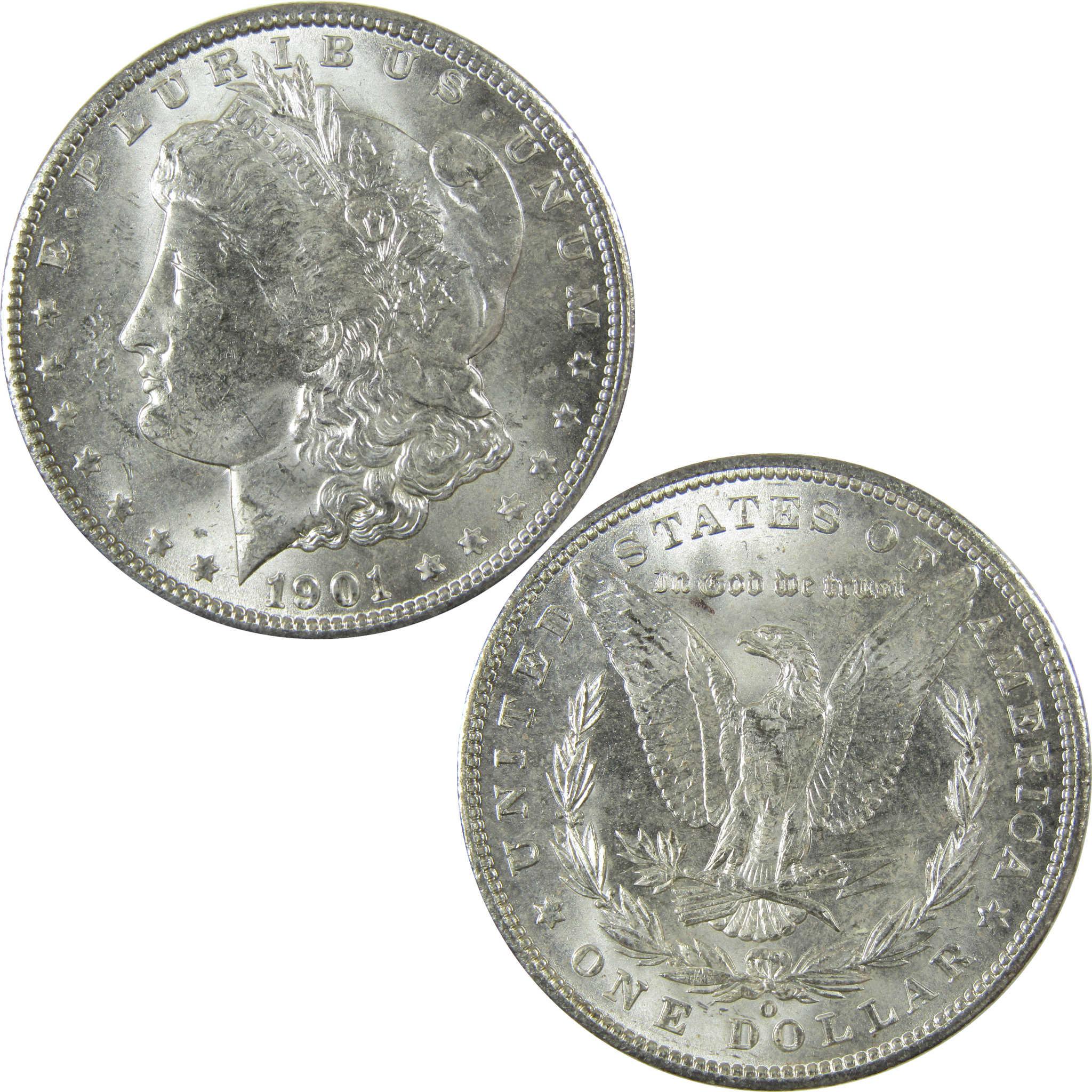 1901 O Morgan Silver Dollar Uncirculated Mint State $1 Coin SKU:I27752 - Morgan coin - Morgan silver dollar - Morgan silver dollar for sale - Profile Coins & Collectibles