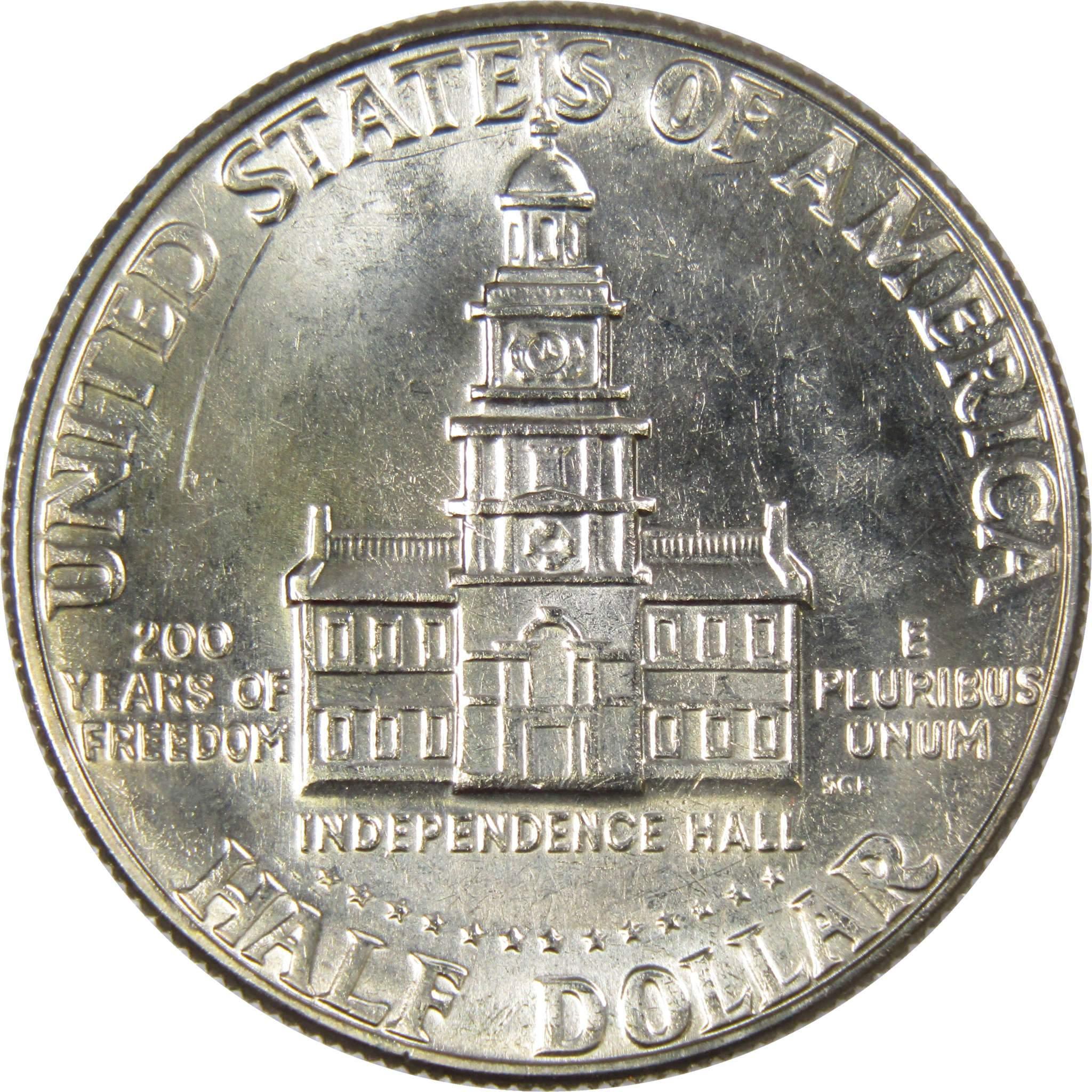 1976 Kennedy Bicentennial Half Dollar Clad Uncirculated 50c Coin