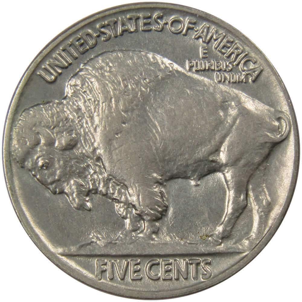 1937 Indian Head Buffalo Nickel AU About Uncirculated 5c Coin