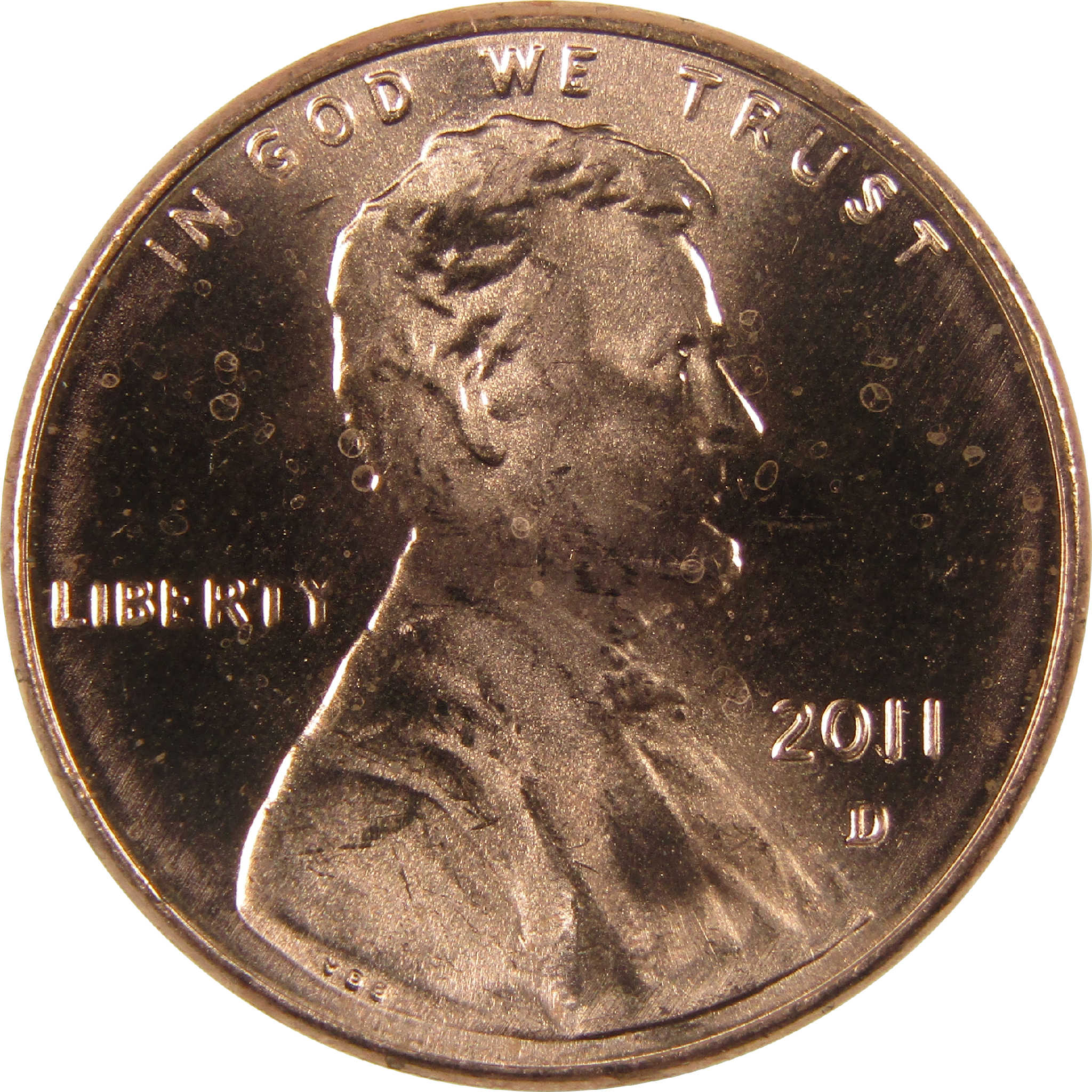 2011 D Lincoln Shield Cent Uncirculated Mint State Penny 1c Coin