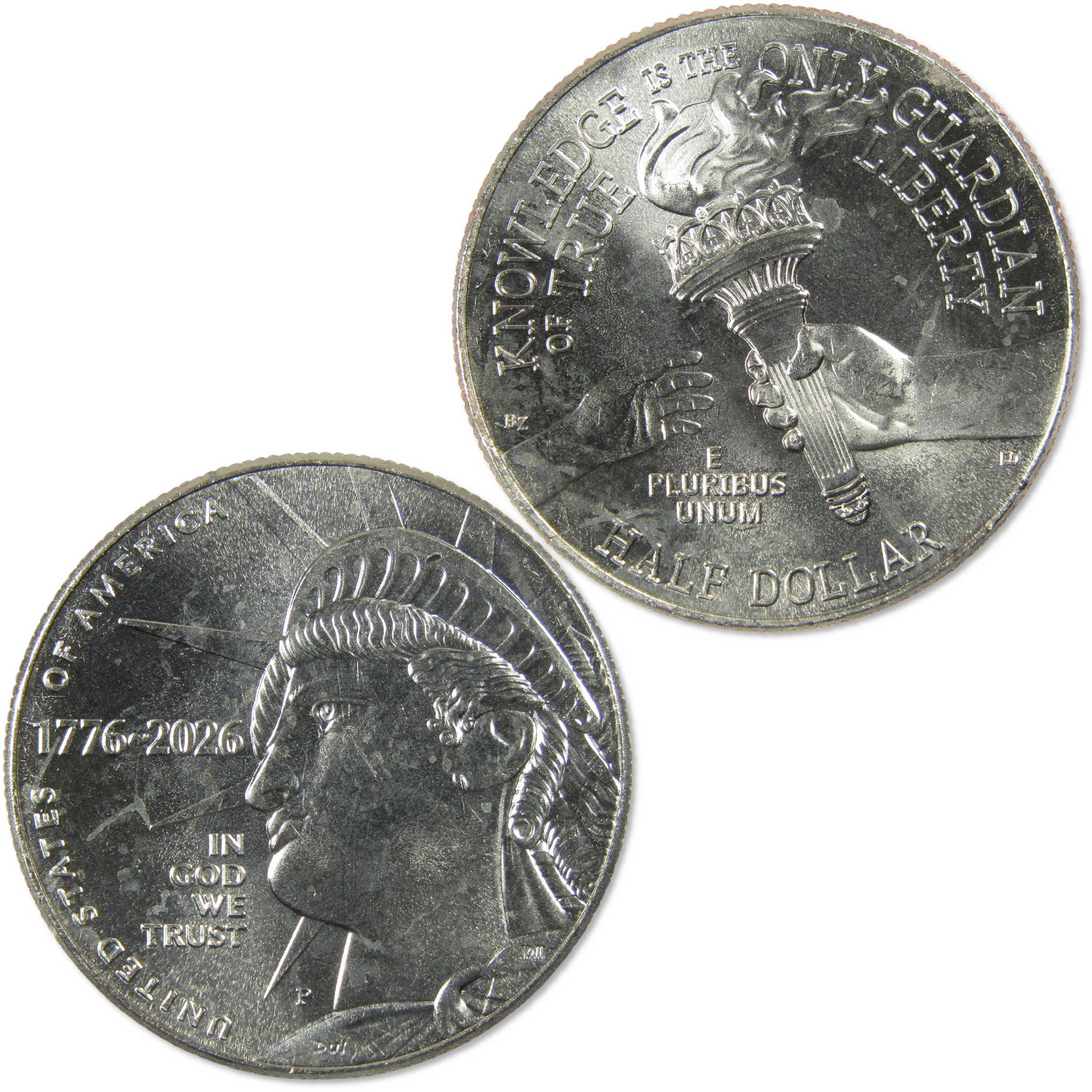 2026 P Enduring Liberty Semiquincentennial Half Dollar Uncirculated