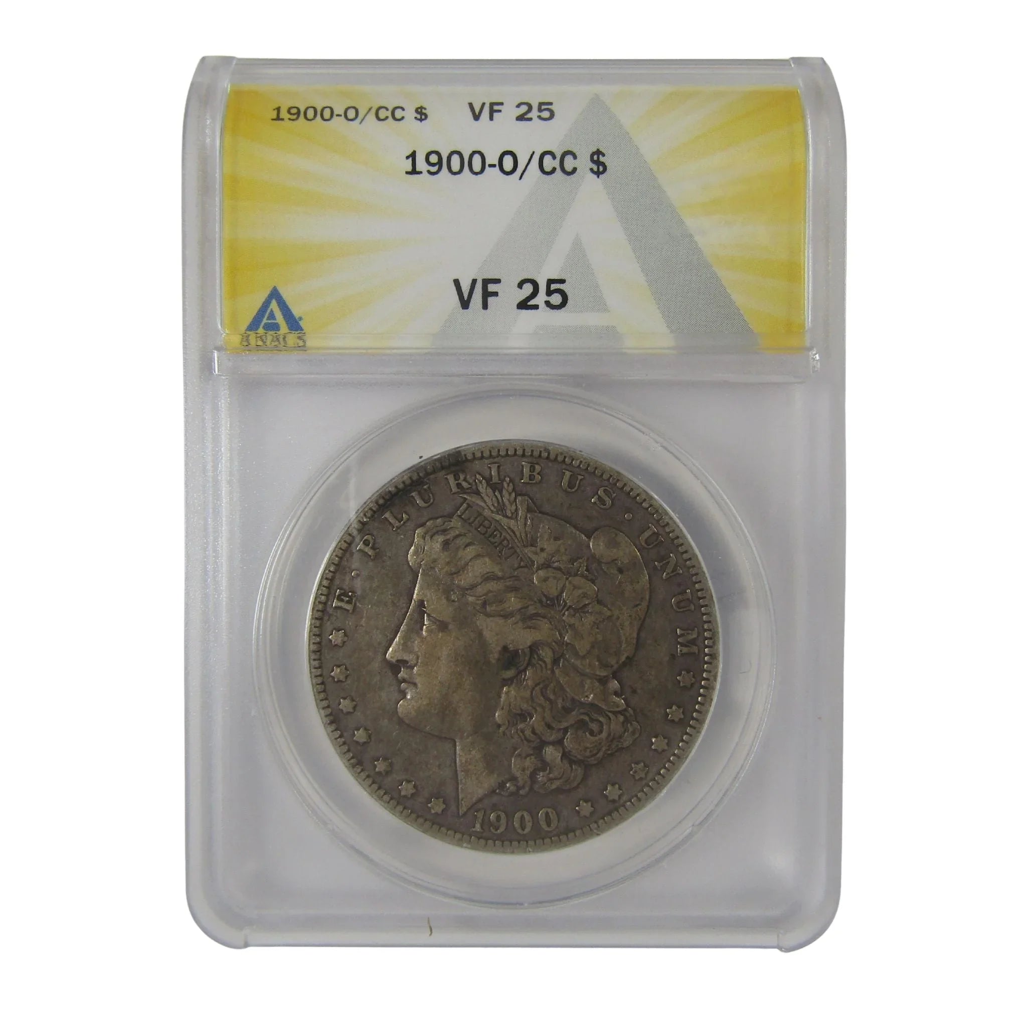 1900 O/CC Morgan Dollar VF 25 ANACS Silver $1 Coin SKU:I23044 - Morgan coin - Morgan silver dollar - Morgan silver dollar for sale - Profile Coins & Collectibles