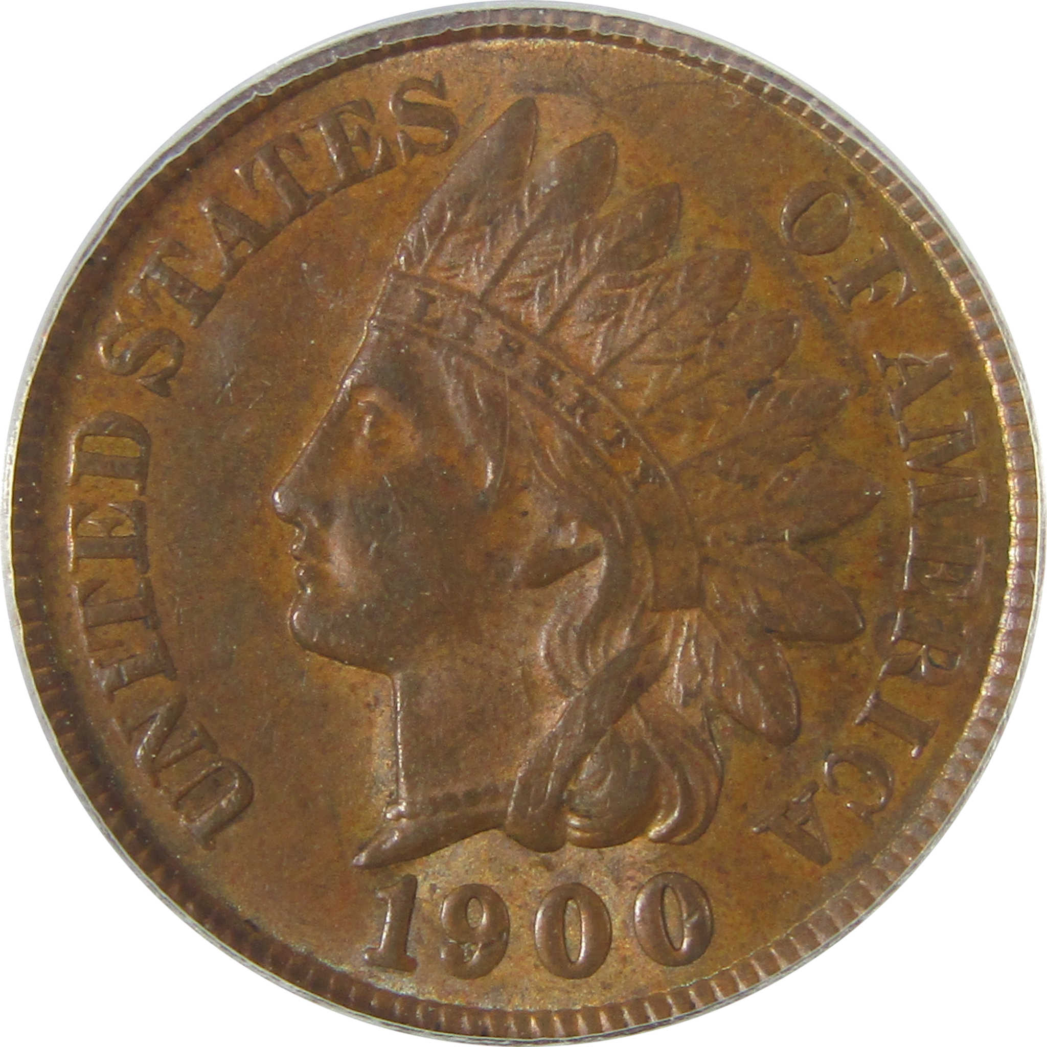 1900 Indian Head Cent MS 62 BN ICG Penny Uncirculated SKU:I22935