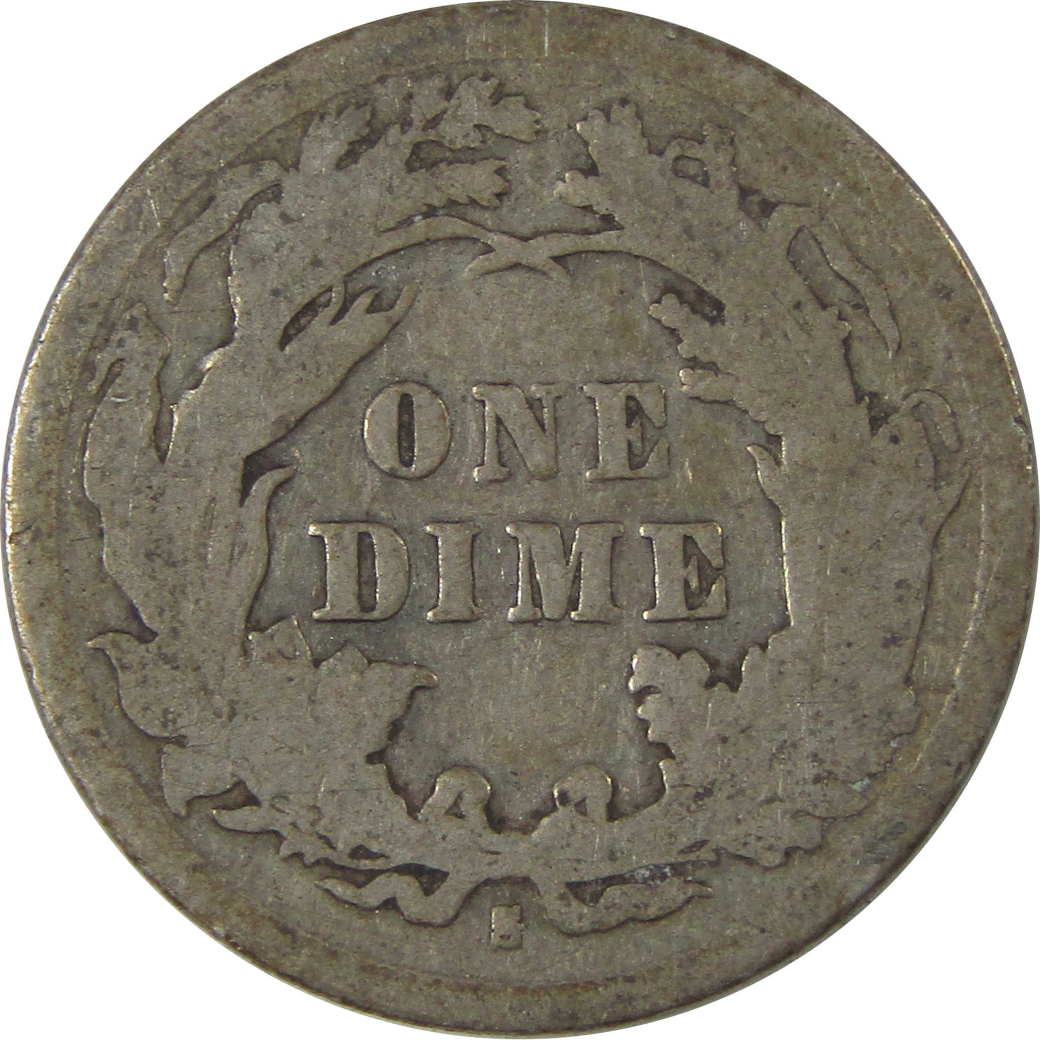 1891 S Seated Liberty Dime AG About Good Silver 10c Coin SKU:I21102