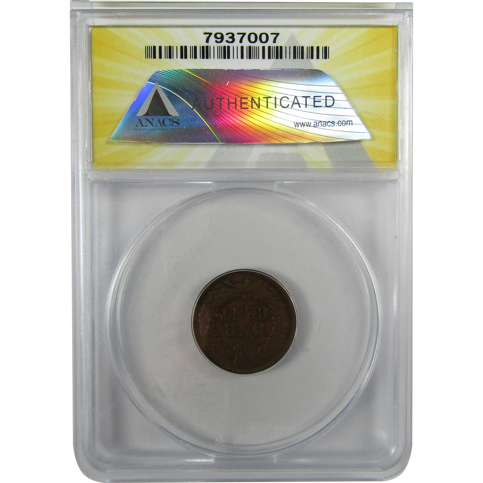 1867 Indian Head Cent VF 30 Details ANACS Penny 1c Coin SKU:I28059