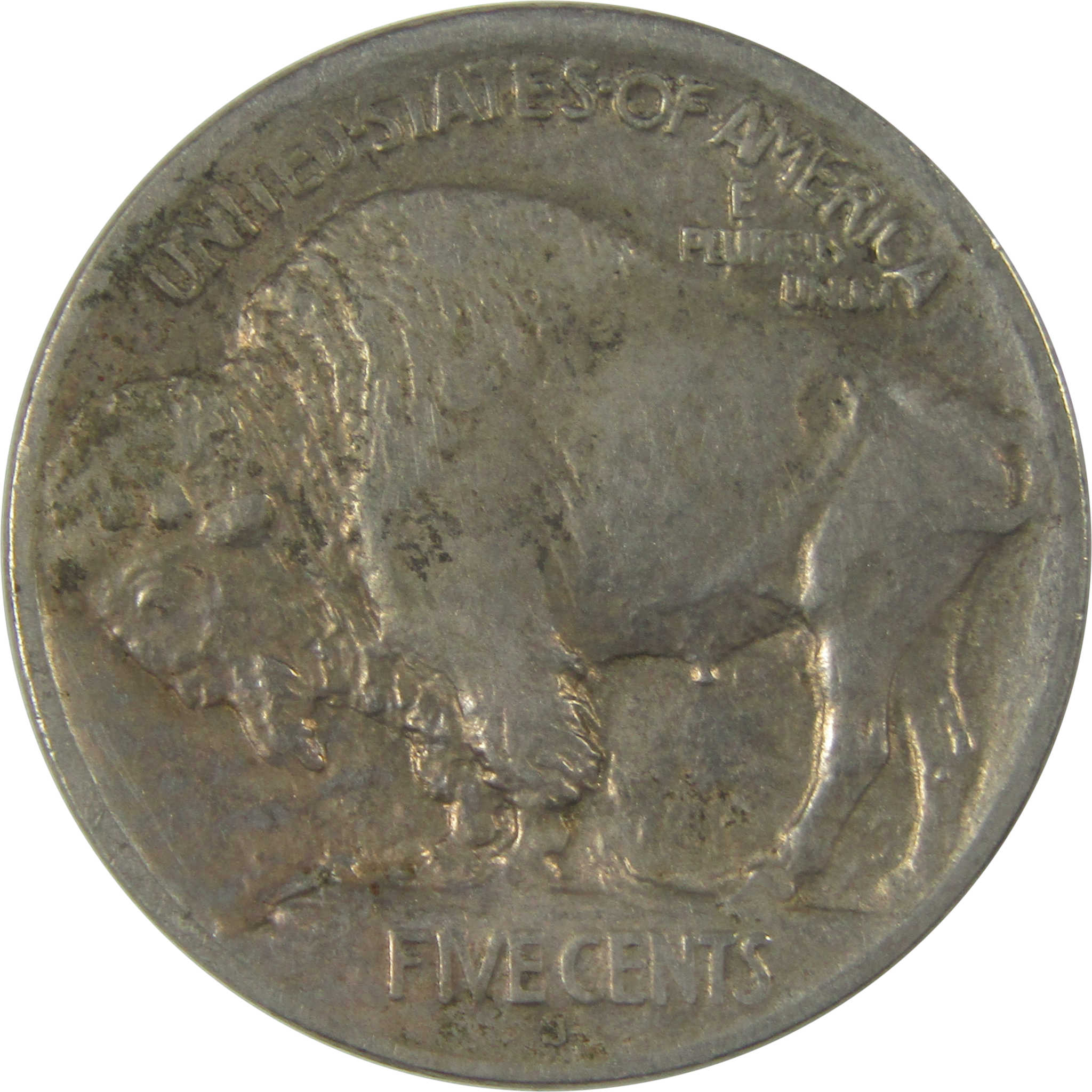 1913 S Type 1 Indian Head Buffalo Nickel XF Details 5c Coin SKU:I21050