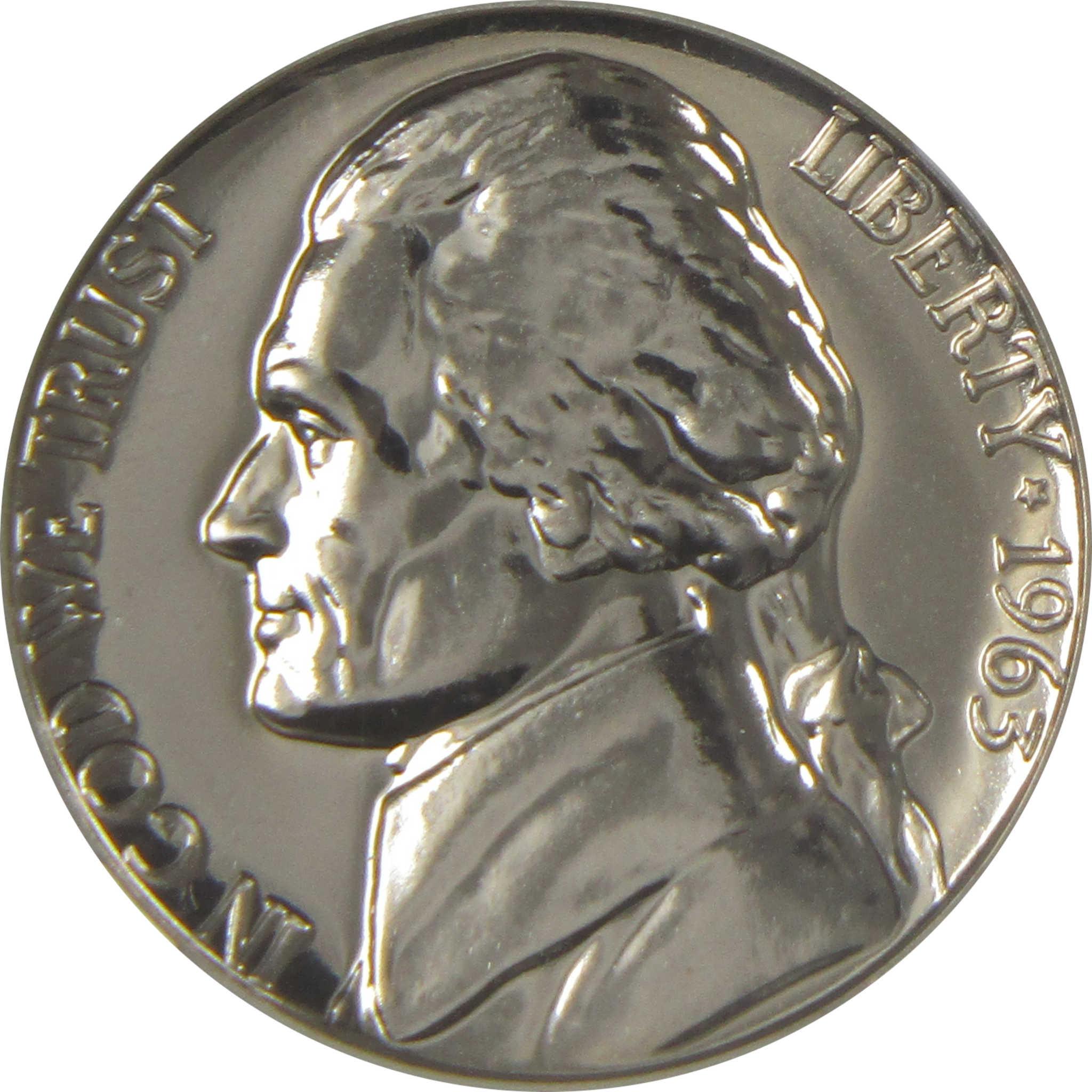 1963 Jefferson Nickel PF 67 NGC Proof 5c Coin SKU:I20649