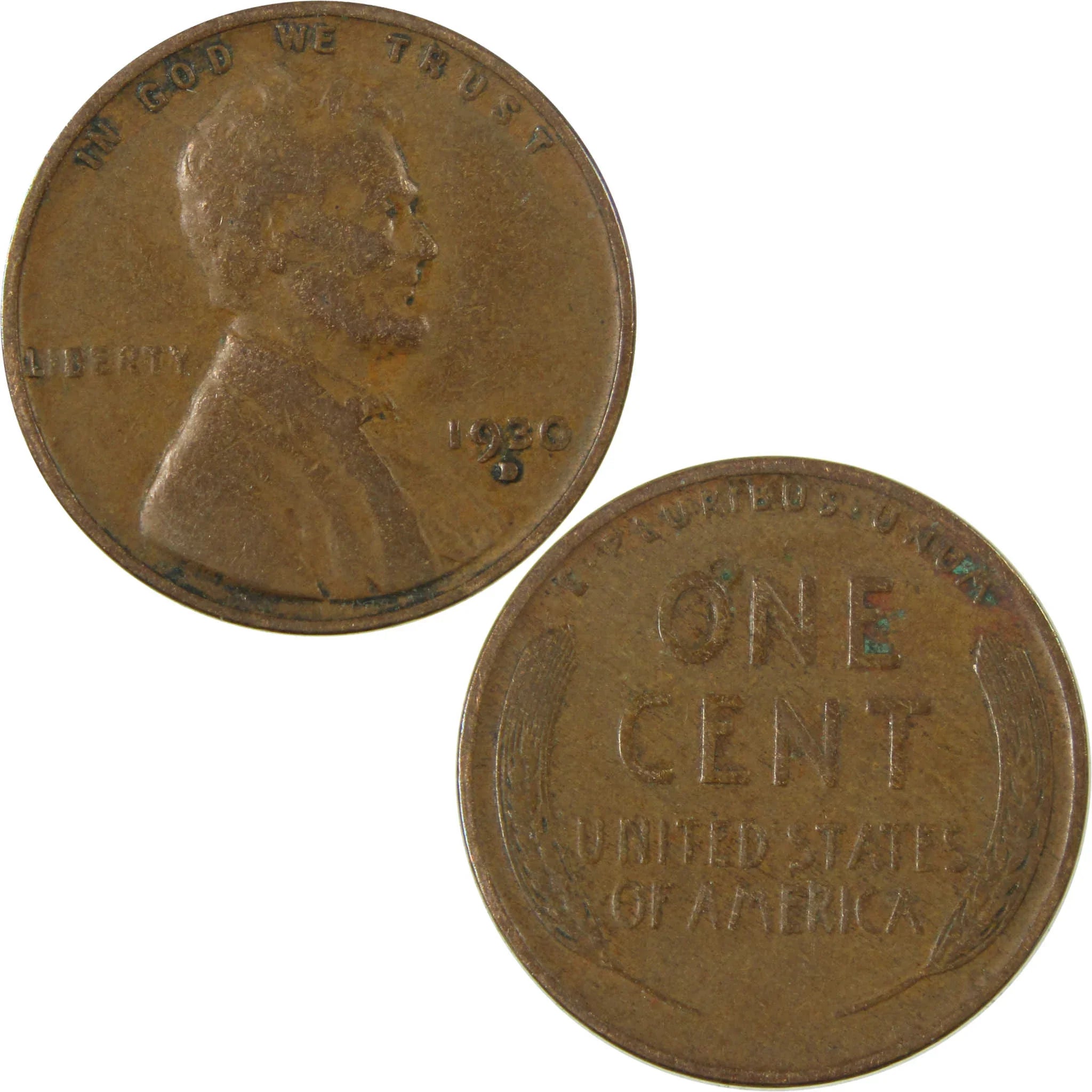 1930 D Lincoln Wheat Cent VF Very Fine Penny 1c Coin SKU:I27143