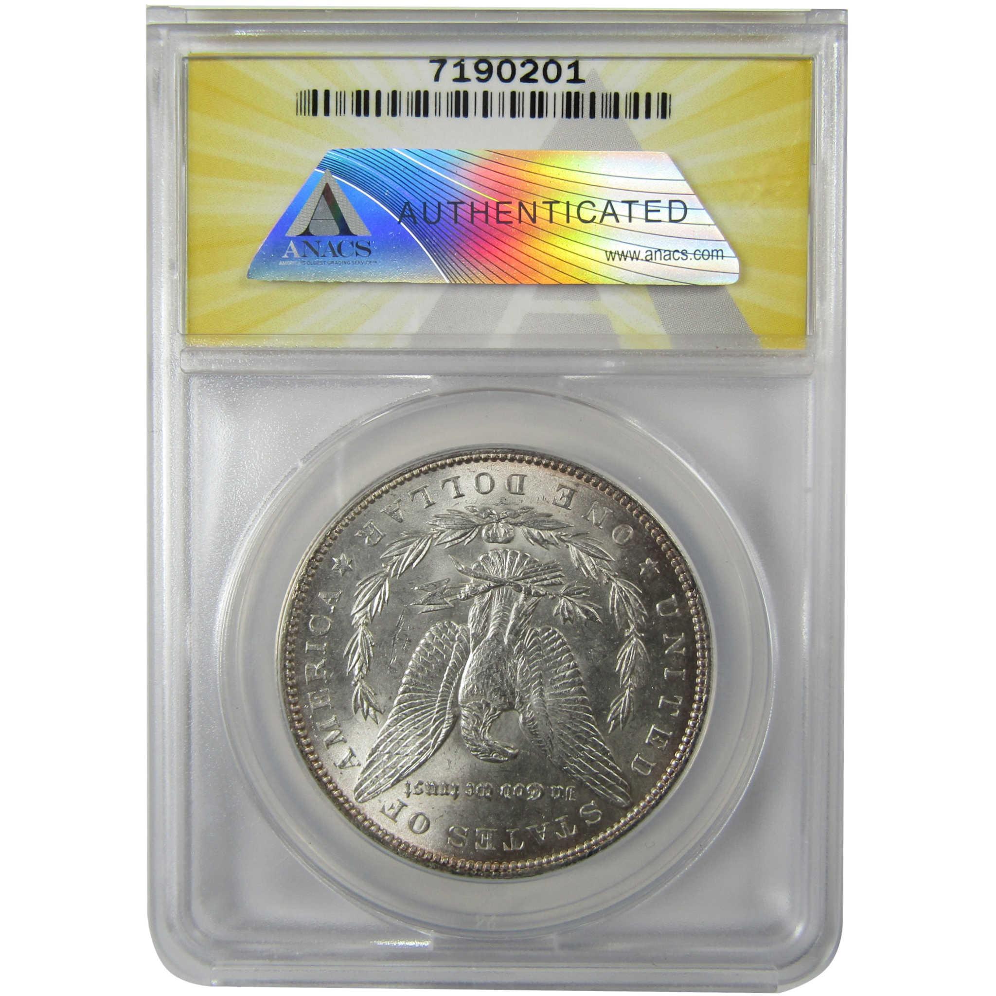 1899 Morgan Silver Dollar MS 64 ANACS Uncirculated $1 Coin SKU:I25911 - Morgan coin - Morgan silver dollar - Morgan silver dollar for sale - Profile Coins & Collectibles