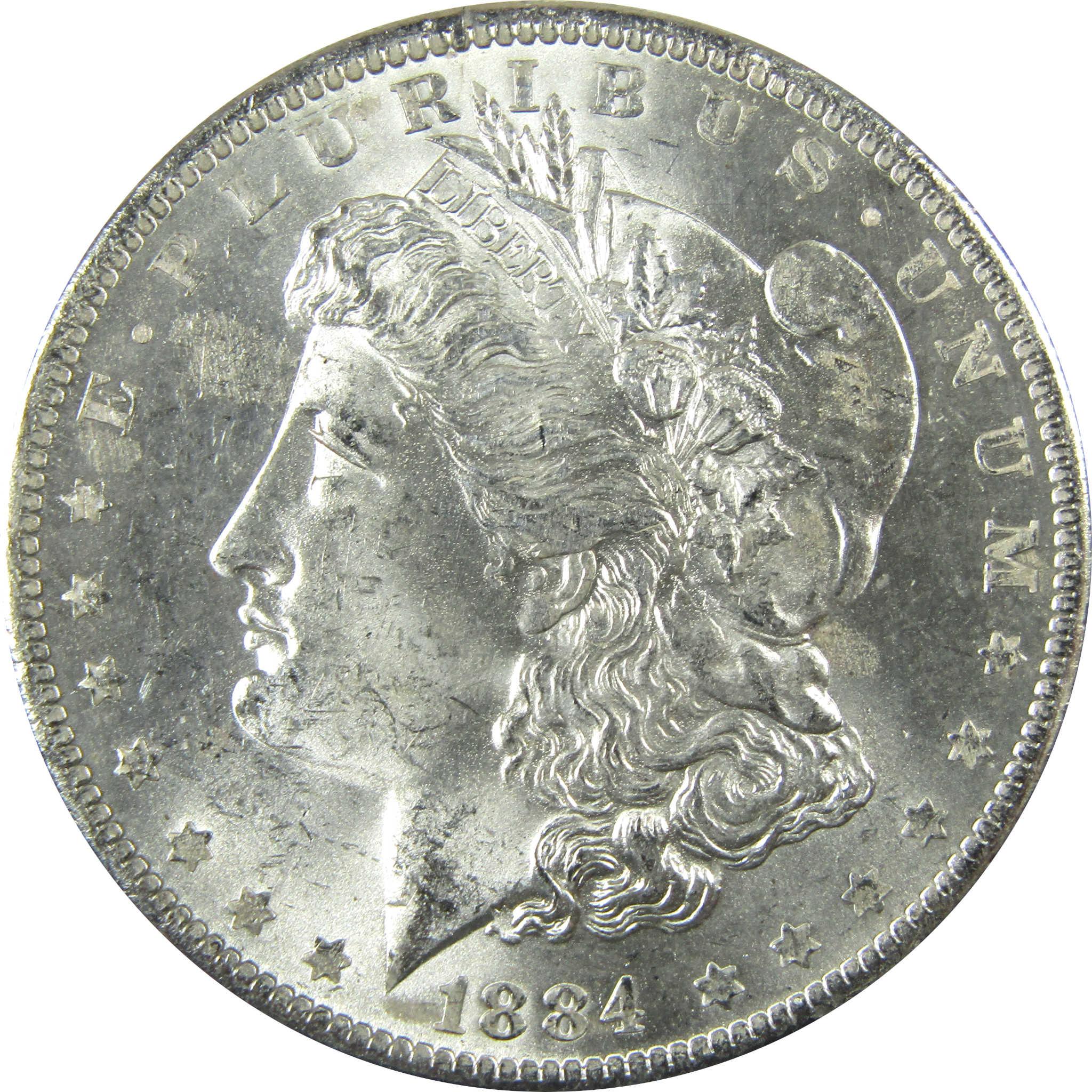 1884 O Morgan Silver Dollar Uncirculated Mint State $1 Coin SKU:I27076 - Morgan coin - Morgan silver dollar - Morgan silver dollar for sale - Profile Coins & Collectibles