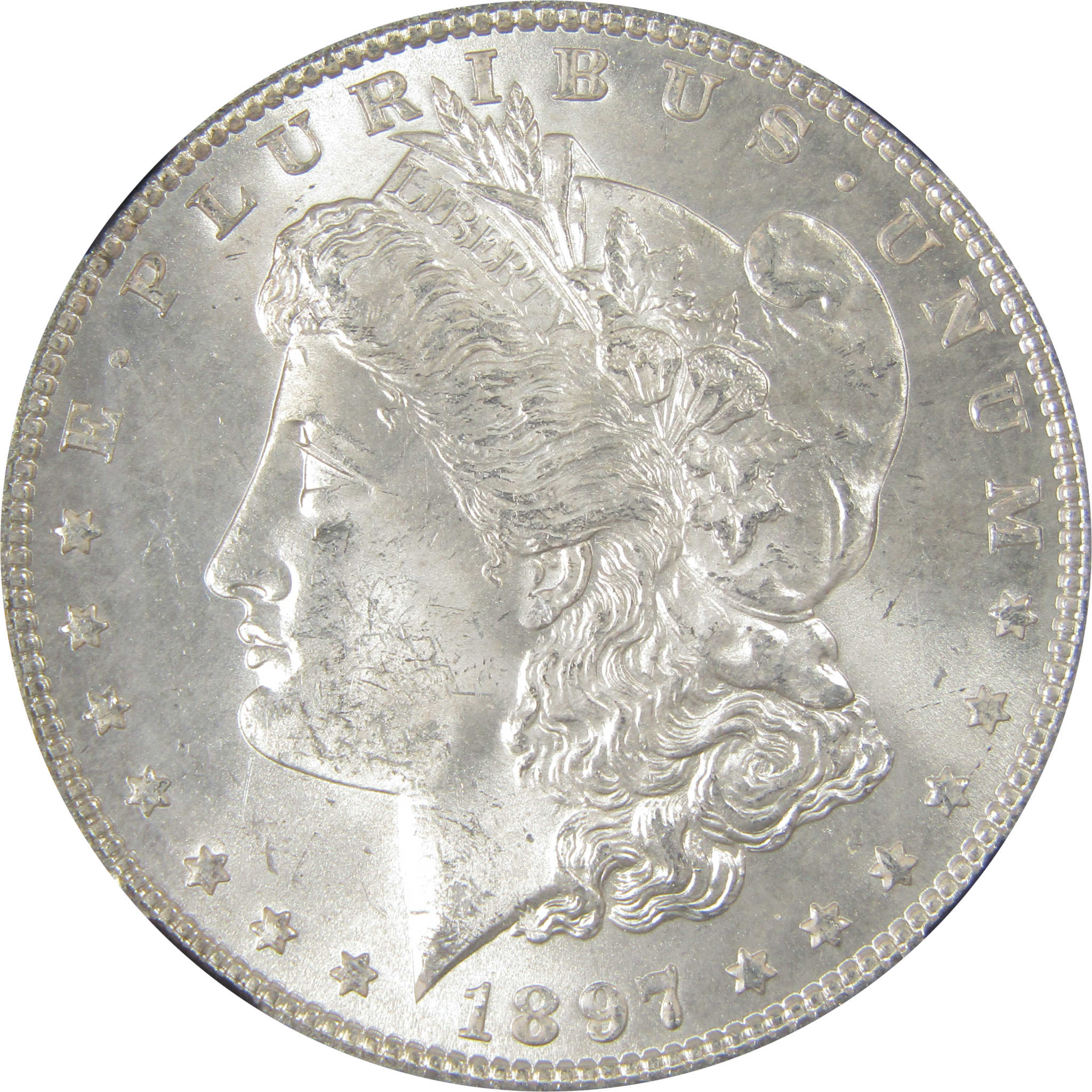 1897 Morgan Dollar MS 63 NGC Silver Original Bag Fragment SKU:I23664 - Morgan coin - Morgan silver dollar - Morgan silver dollar for sale - Profile Coins & Collectibles