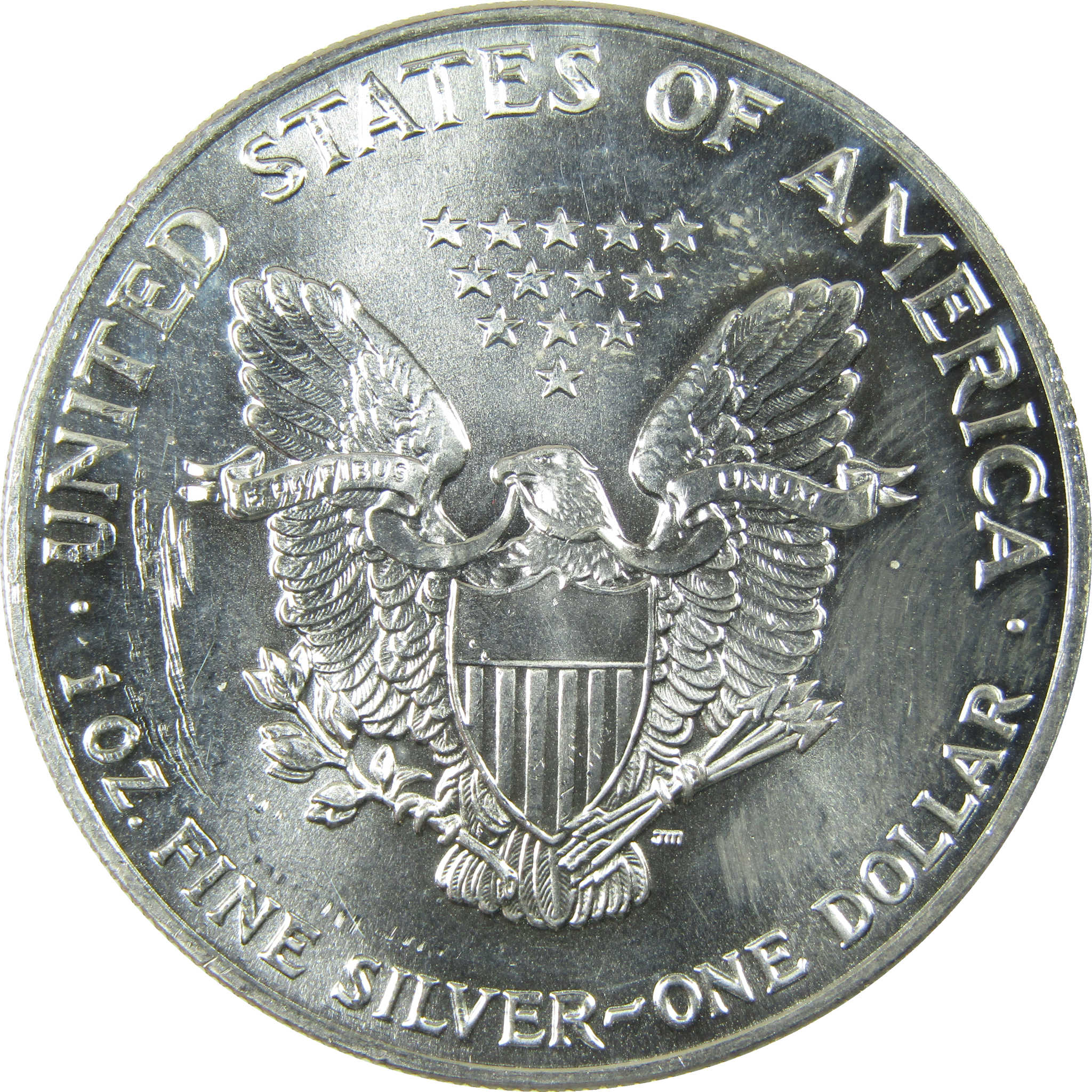 1990 American Silver Eagle Uncirculated Mint State $1 Coin SKU:CP1512
