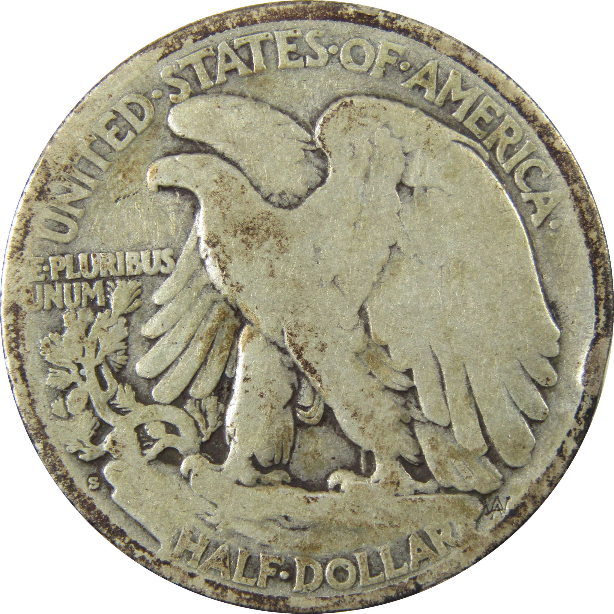 1921 S Liberty Walking Silver Half Dollar G Good SKU:CP1446