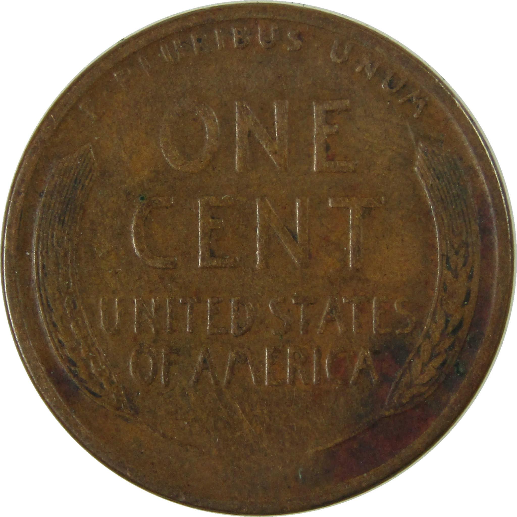 1927 S Lincoln Wheat Cent F Fine Penny 1c Coin Collectible SKU:I26682