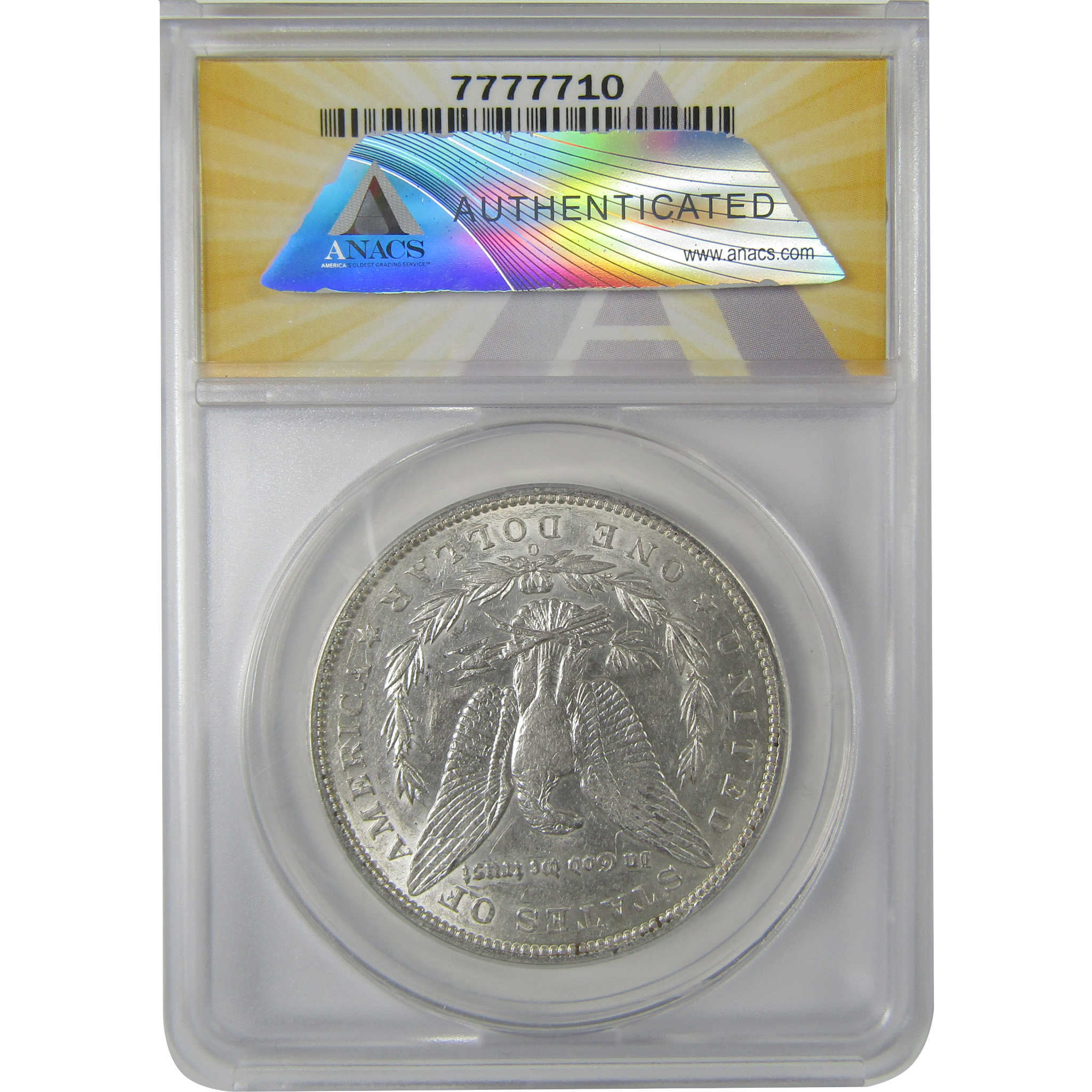 1896 O Morgan Dollar AU 50 Details ANACS Silver $1 Coin SKU:I18962 - Morgan coin - Morgan silver dollar - Morgan silver dollar for sale - Profile Coins & Collectibles